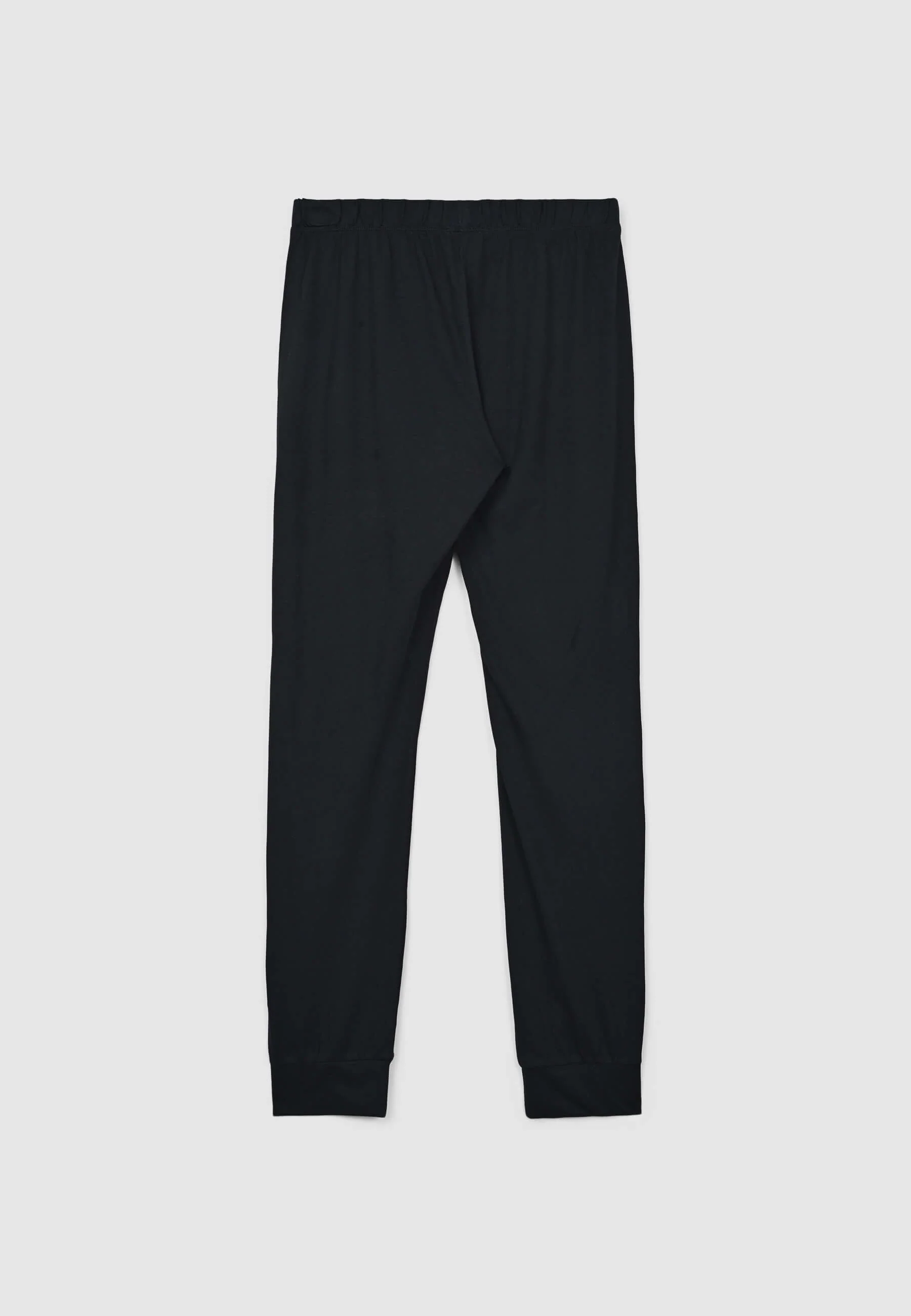 Pantaloni lunghi pigiama tinta unita con coulisse - Image 6