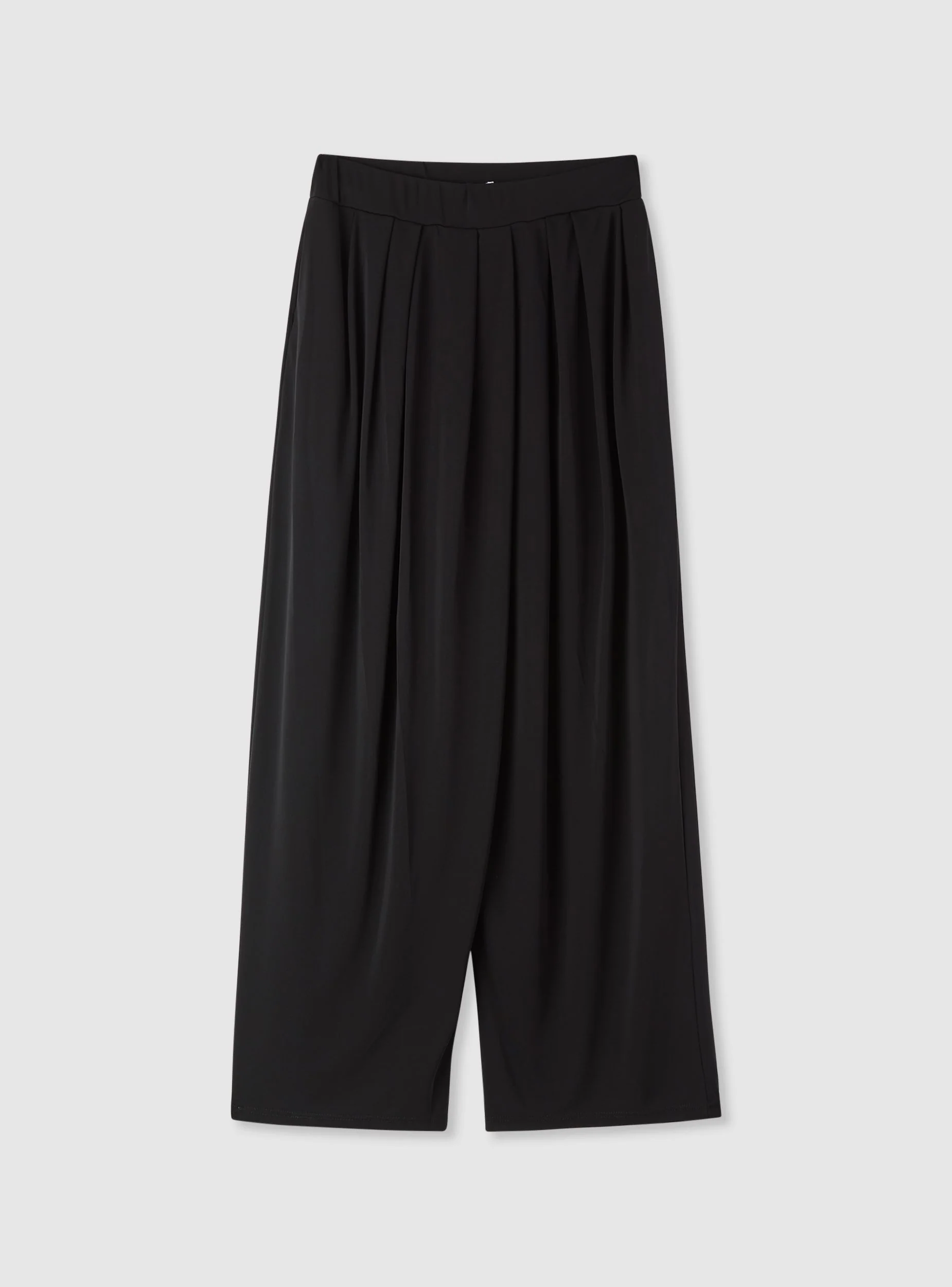 Pantaloni maxi wide leg a tinta unita - Image 5