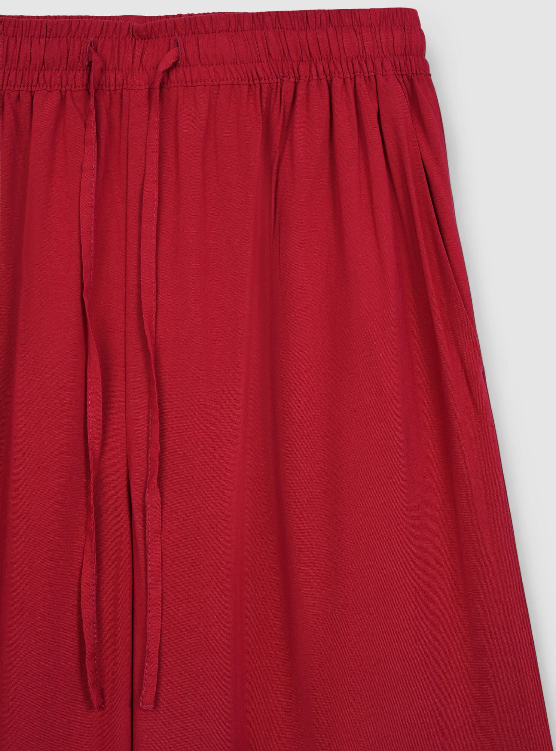 Pantaloni palazzo crop con coulisse - Image 5