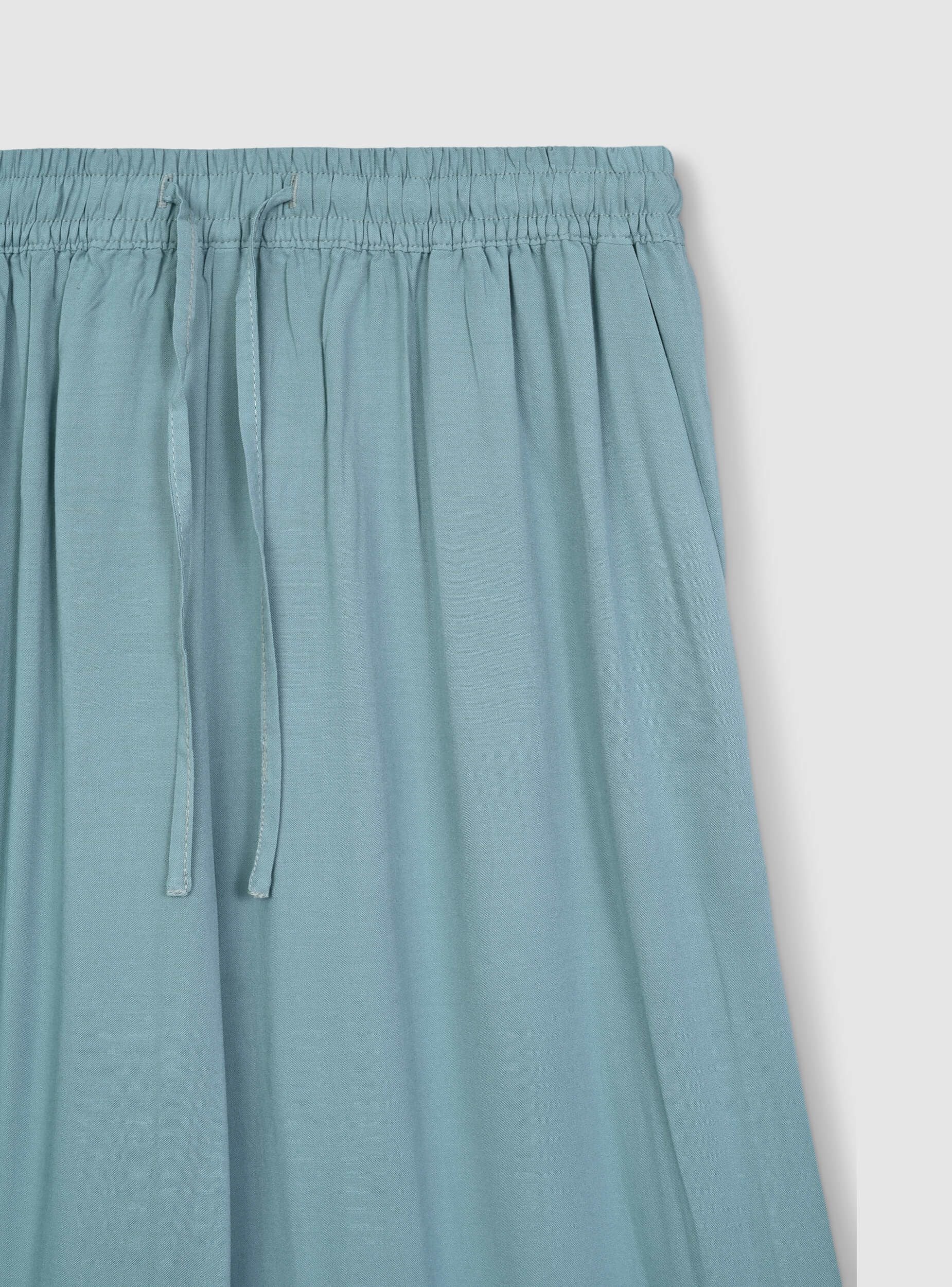 Pantaloni palazzo crop con coulisse - Image 5