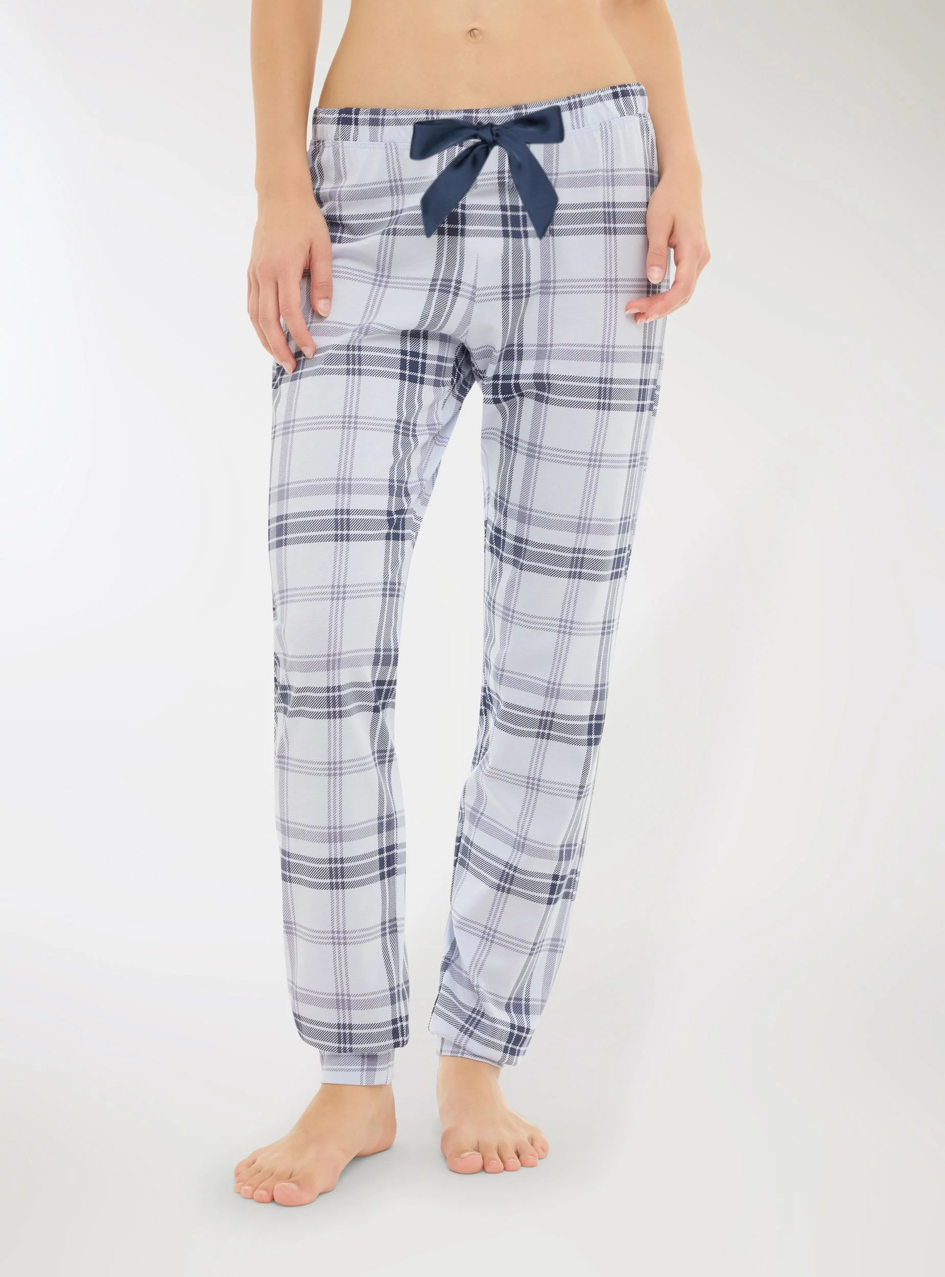 Pantaloni pigiama a quadri