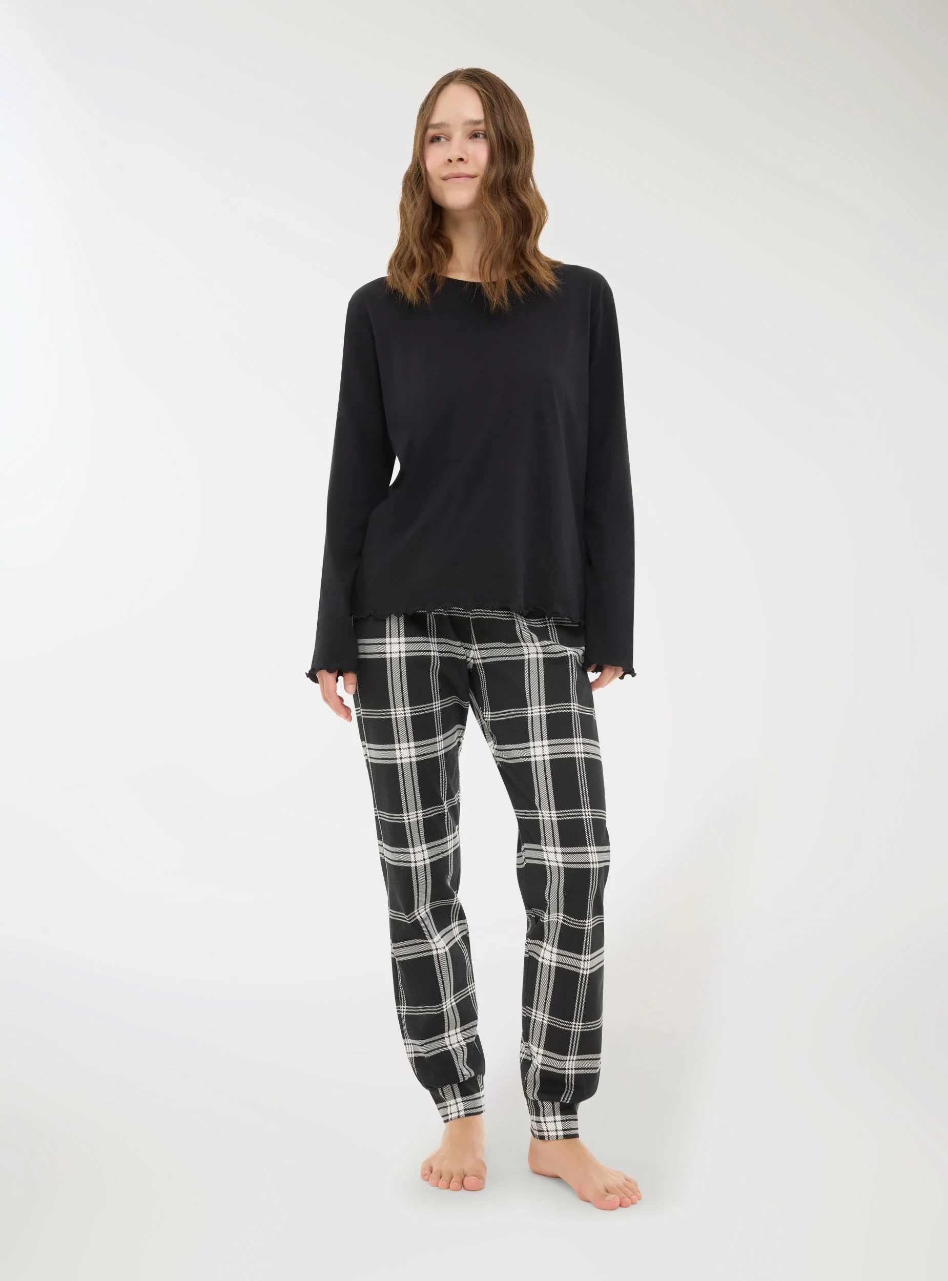 Pantaloni pigiama a quadri - Image 3