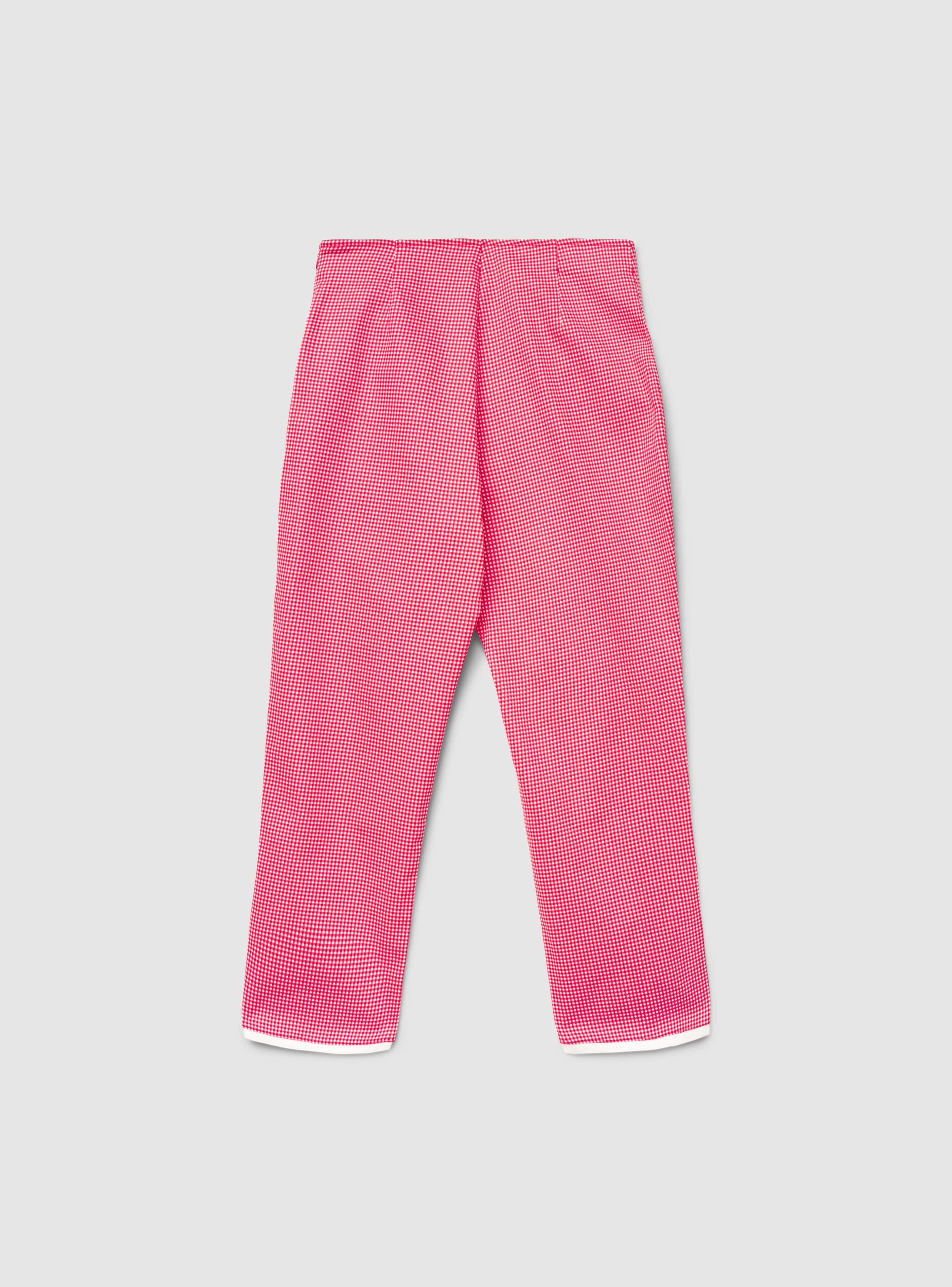 Pantaloni pinocchietto a motivo vichy TRNPOPLAB - Image 6