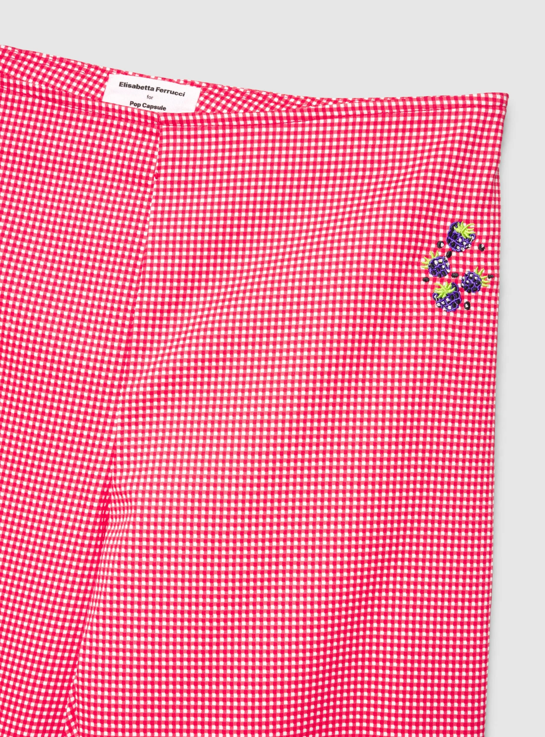 Pantaloni pinocchietto a motivo vichy TRNPOPLAB - Image 7