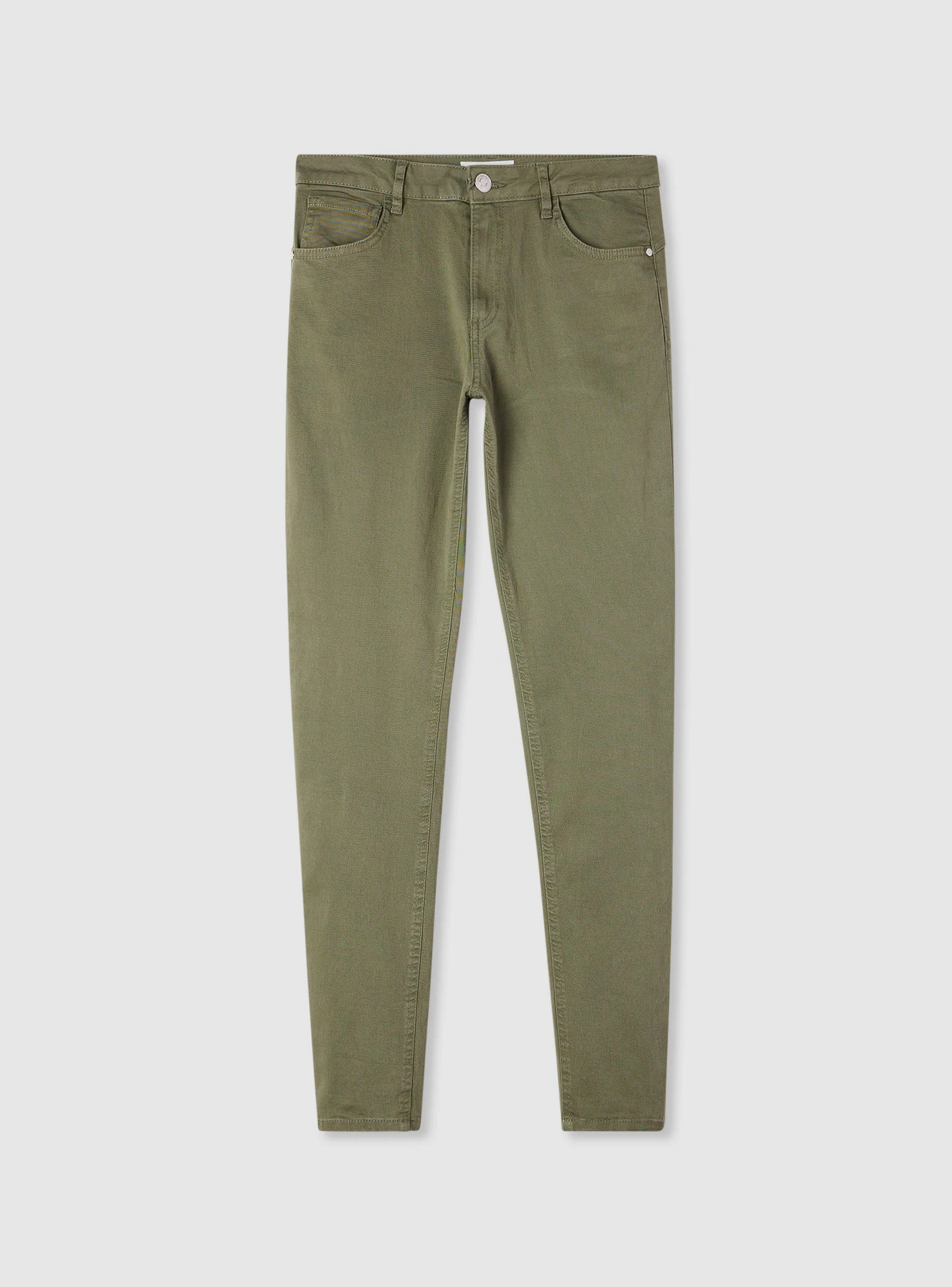 Pantaloni skinny a 5 tasche tinta unita - Image 3