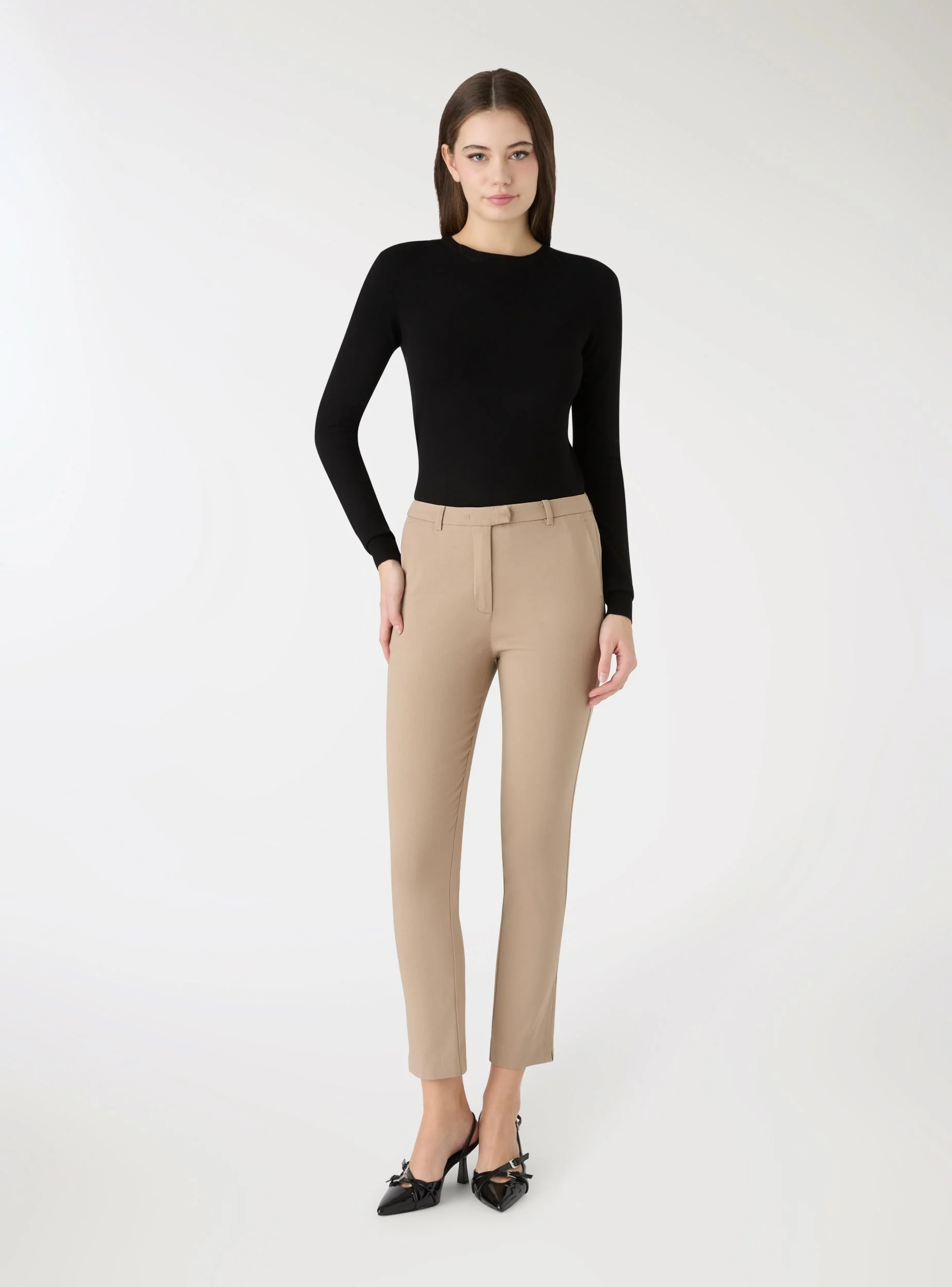 Pantaloni skinny con tasche alla francese - Image 4