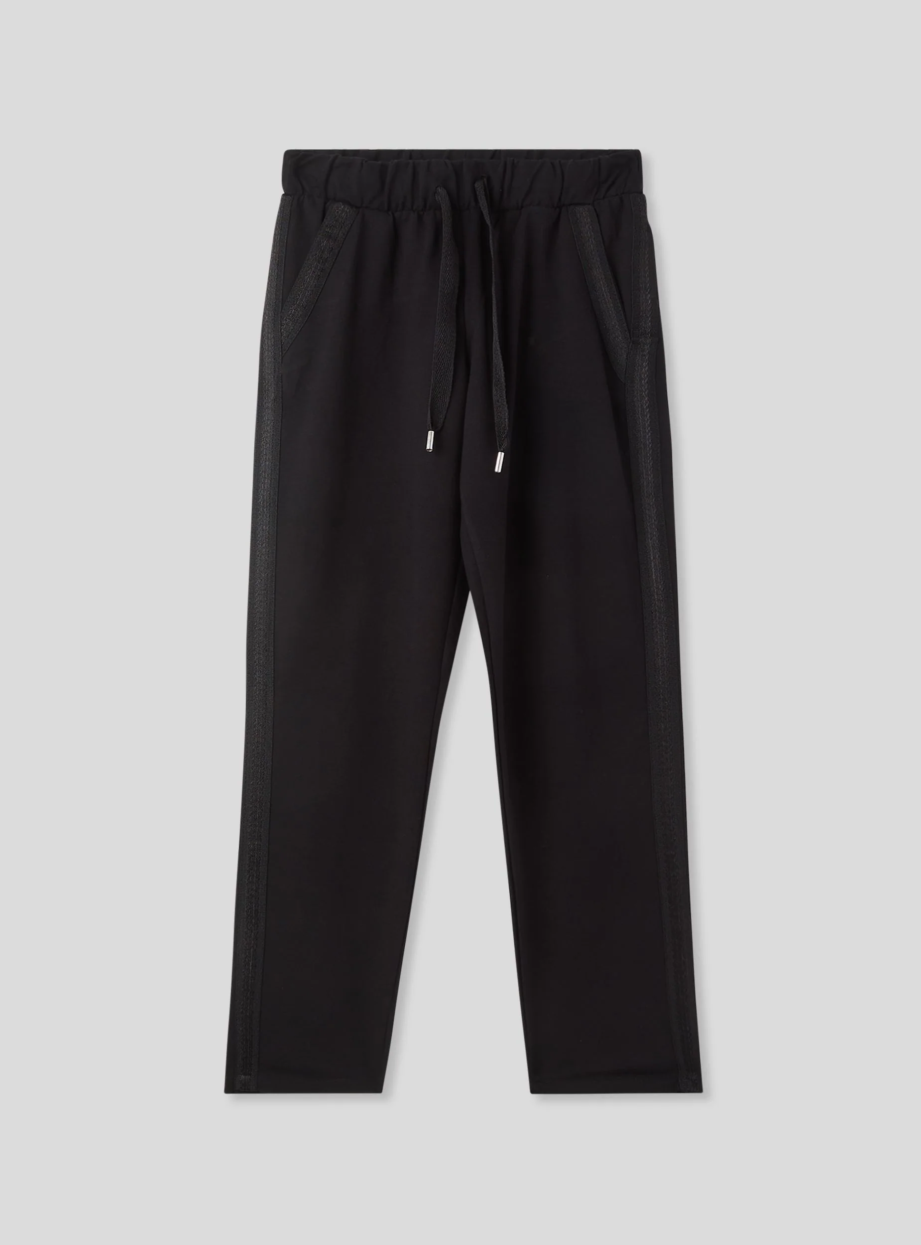 Pantaloni skinny effetto raso con banda laterale - Image 5