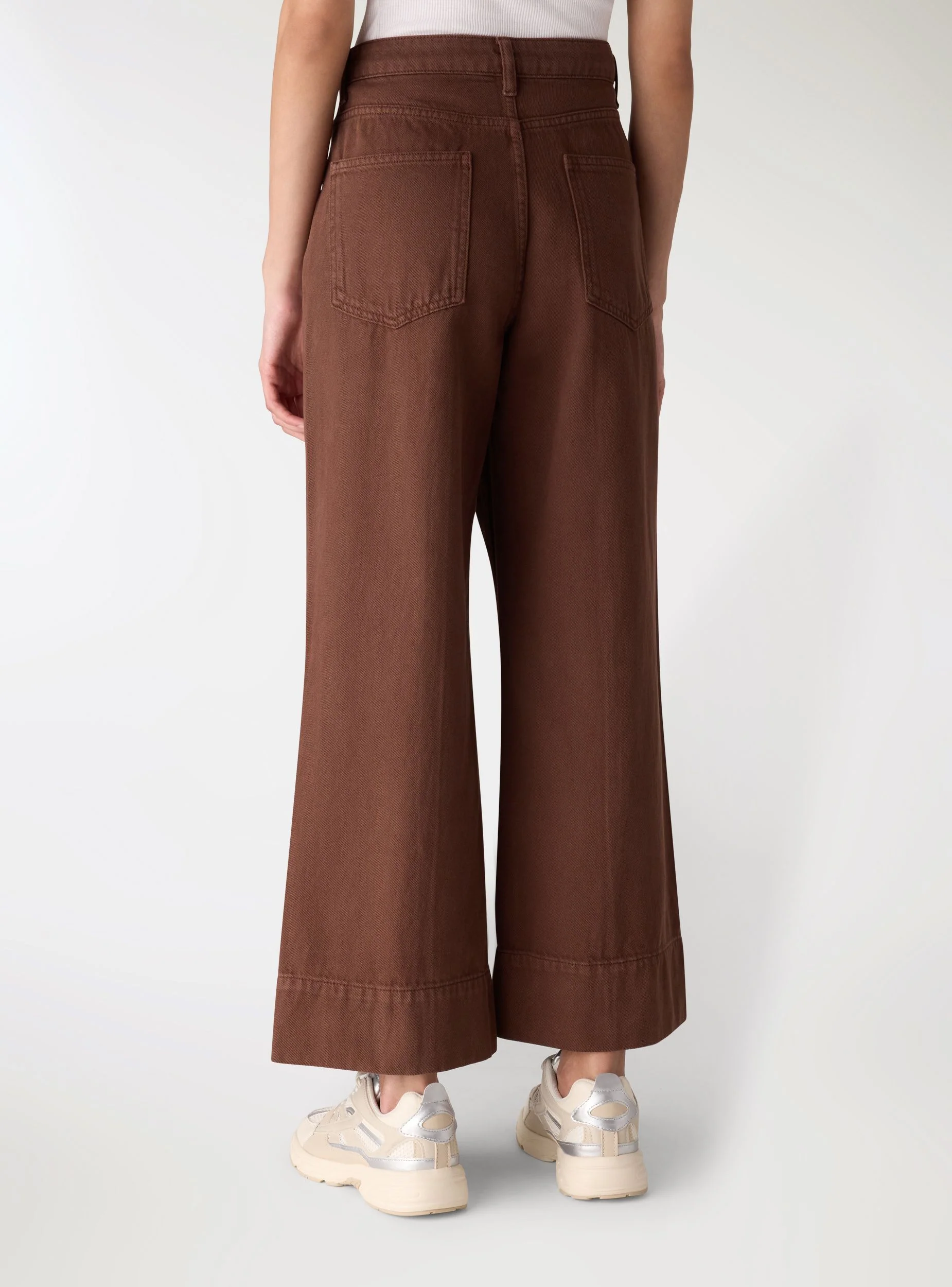 Pantaloni straight con nervature - Image 3