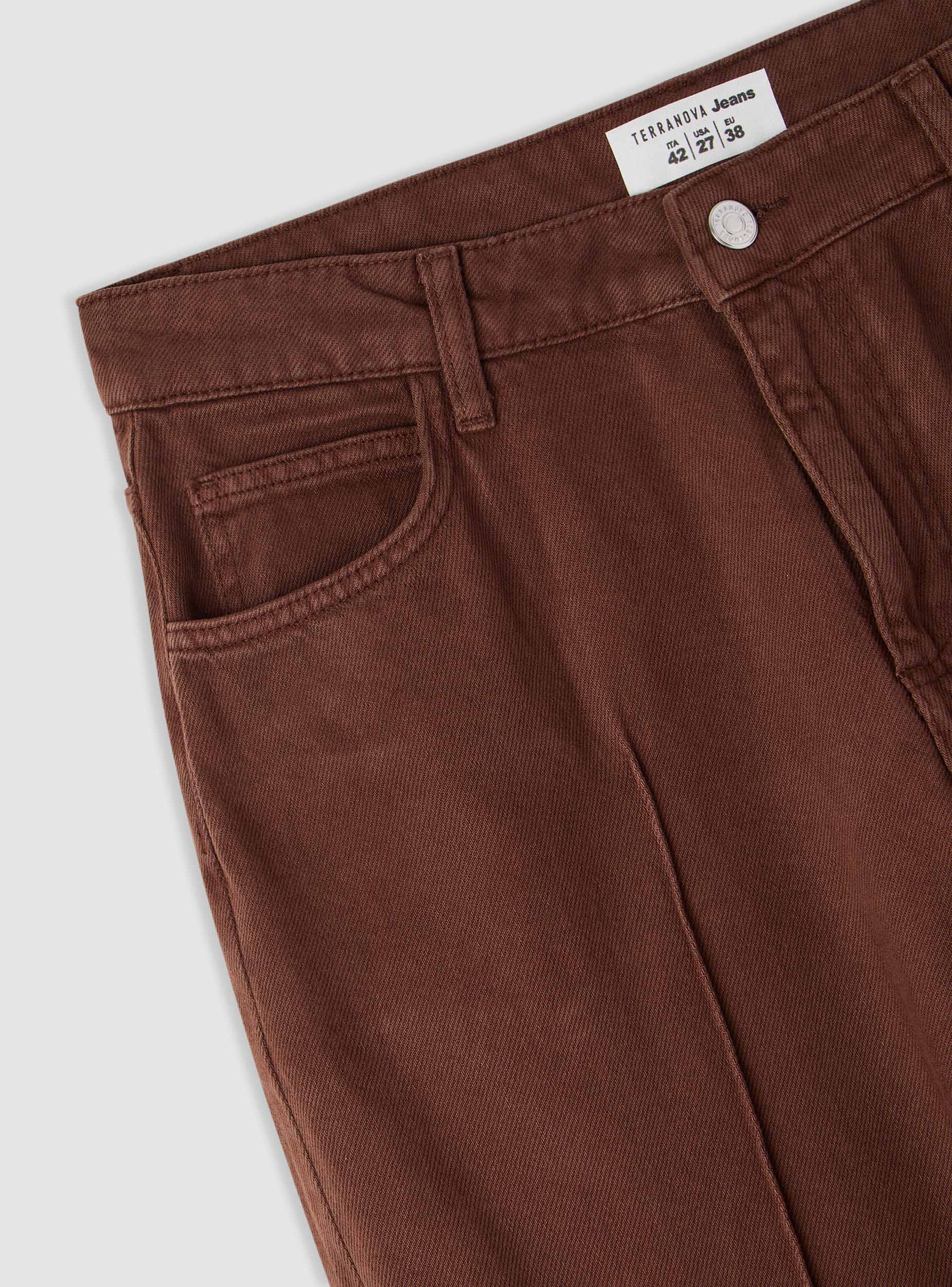 Pantaloni straight con nervature - Image 7