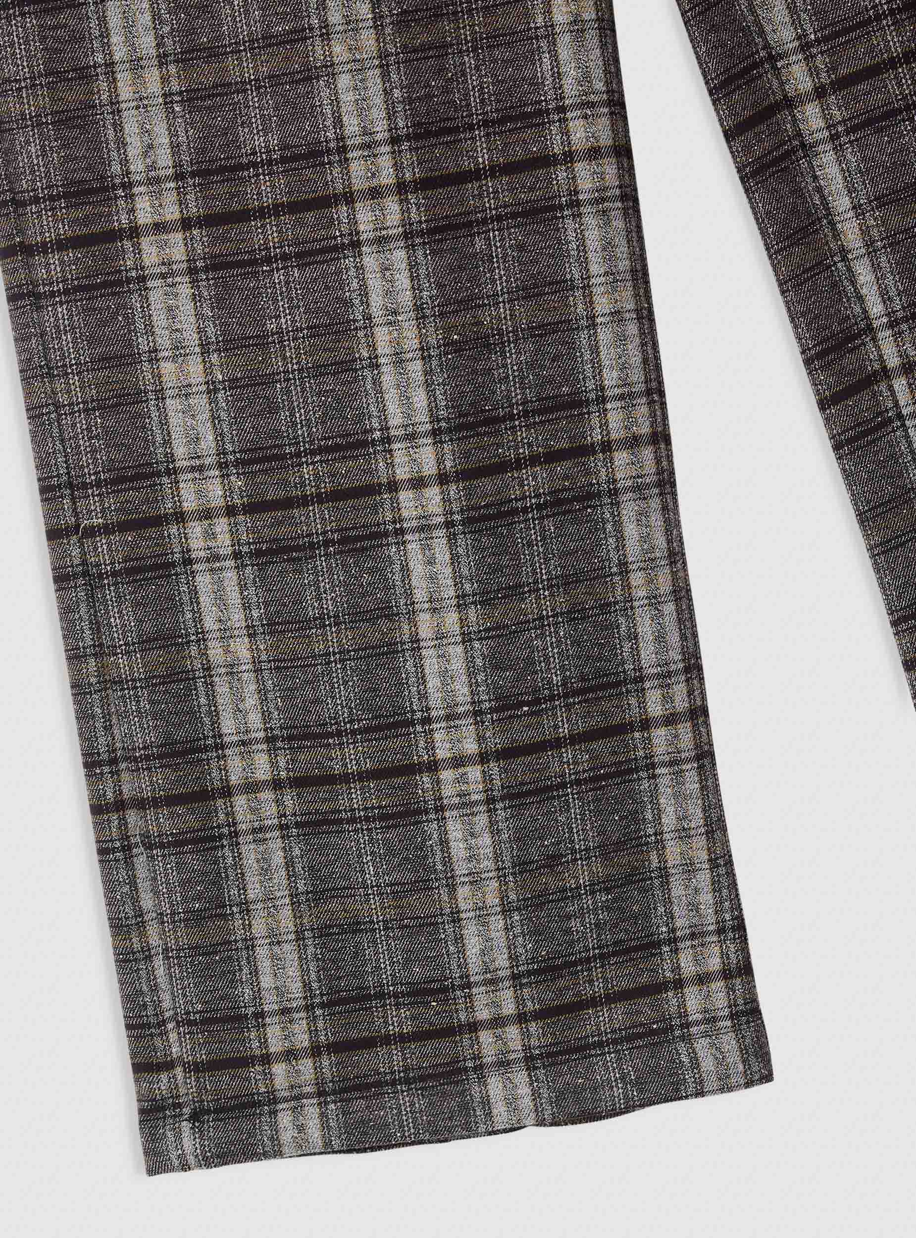 Pantaloni straight in flanella a quadri - Image 6