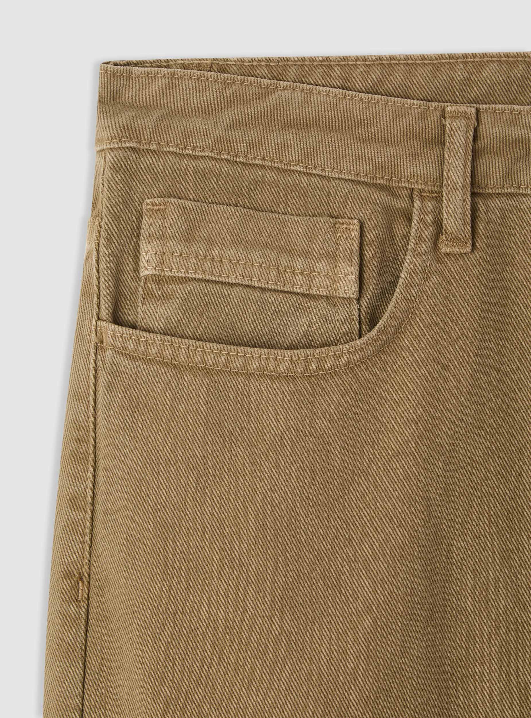Pantaloni straight tinta unita - Image 6