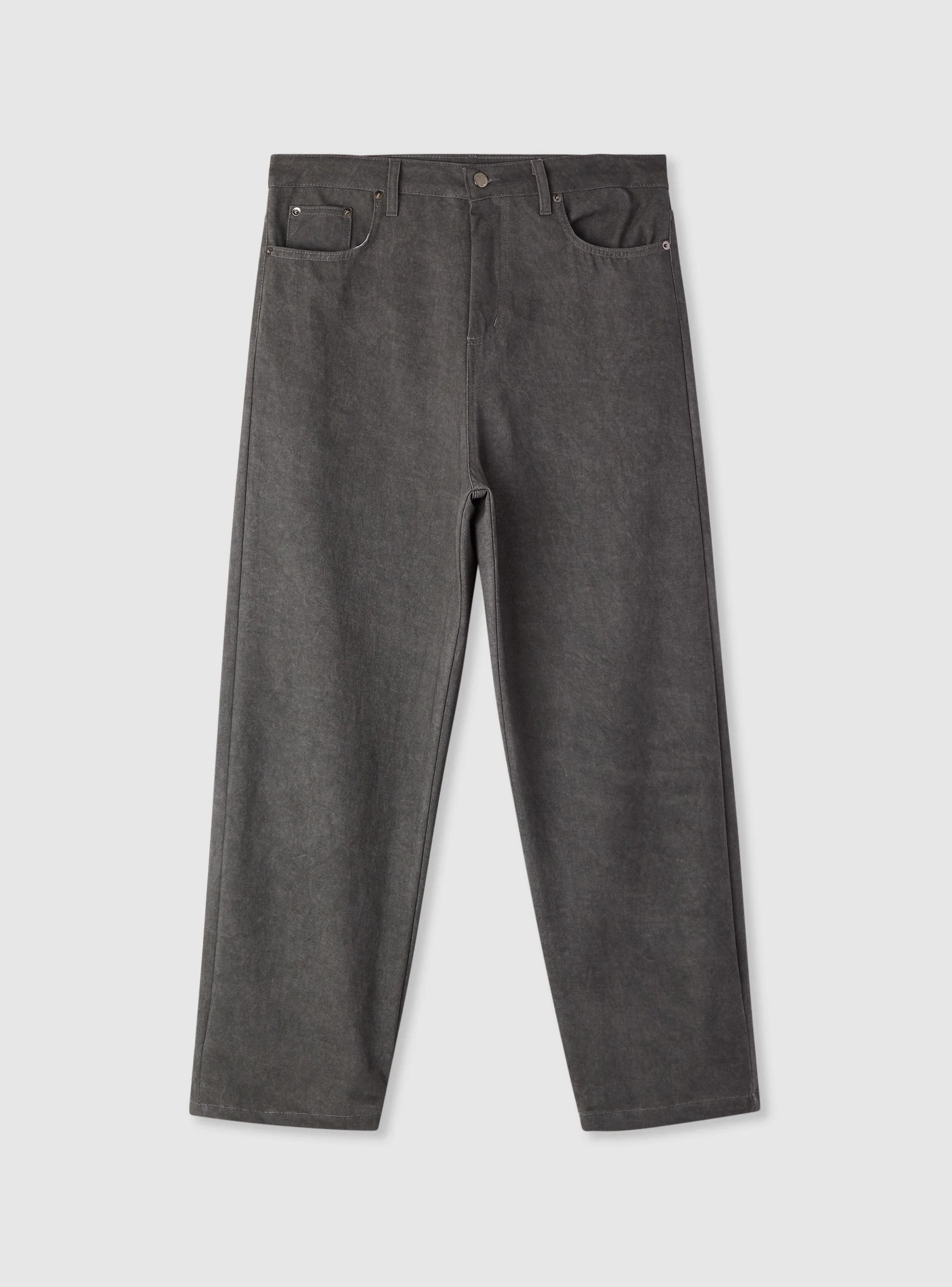 Pantaloni super baggy a tinta unita