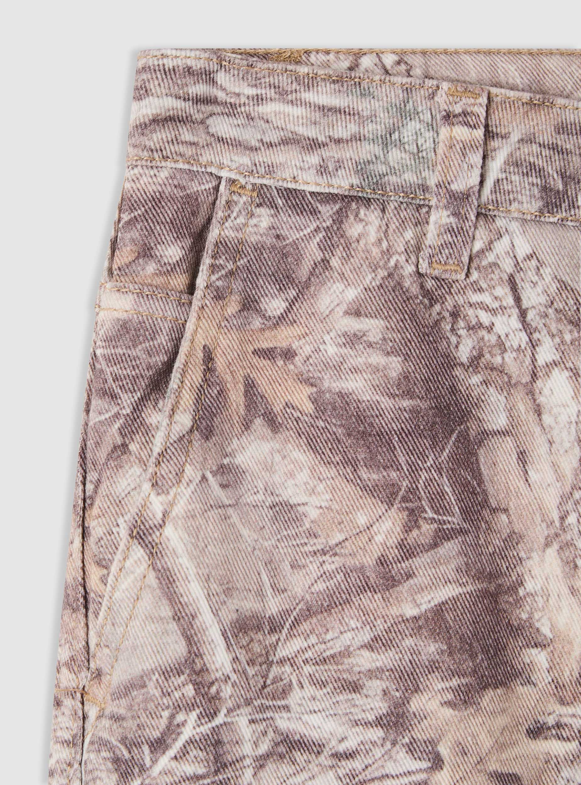 Pantaloni superbaggy fantasia foliage - Image 5