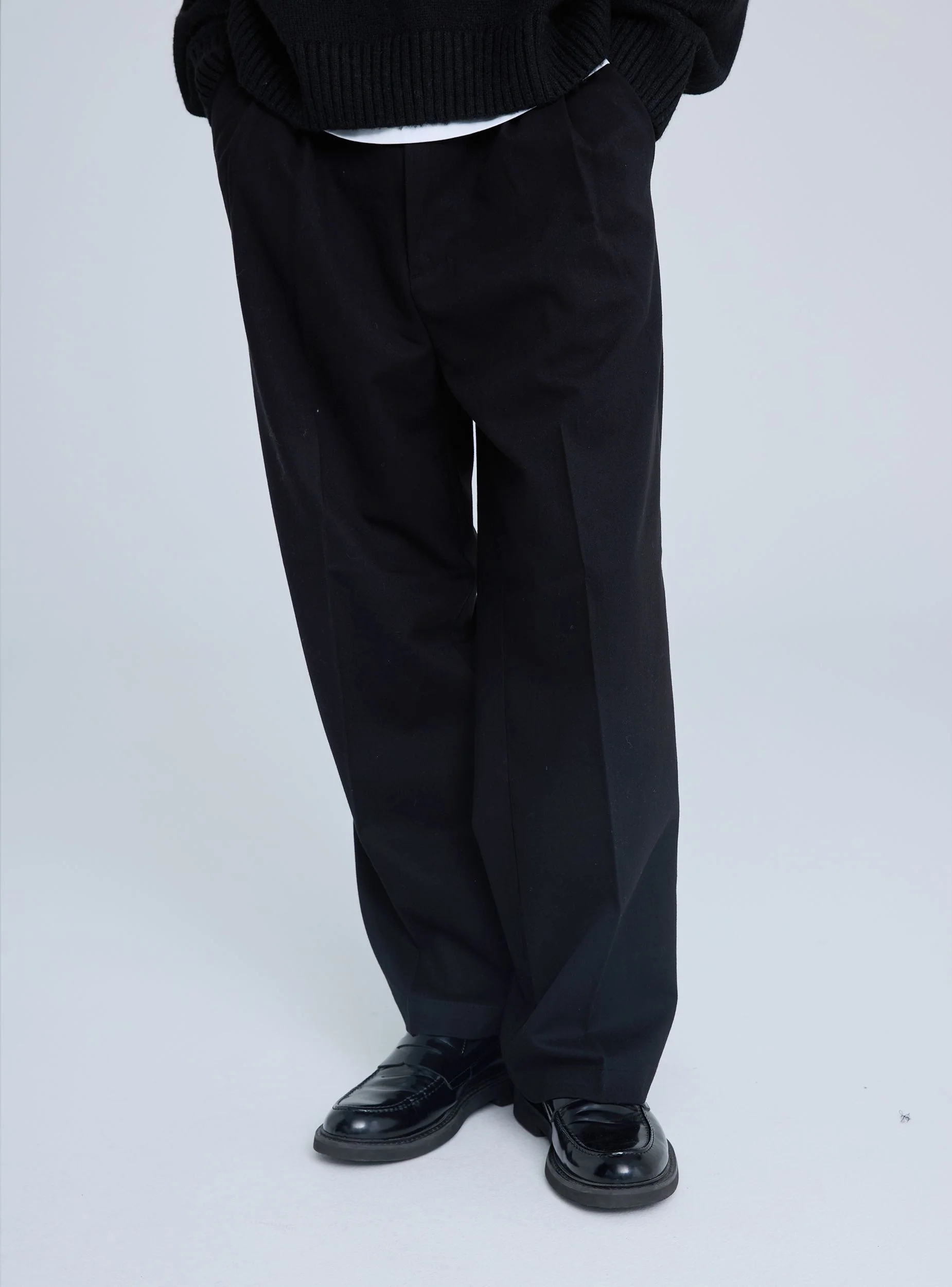 Pantaloni superbaggy tinta unita - Image 3