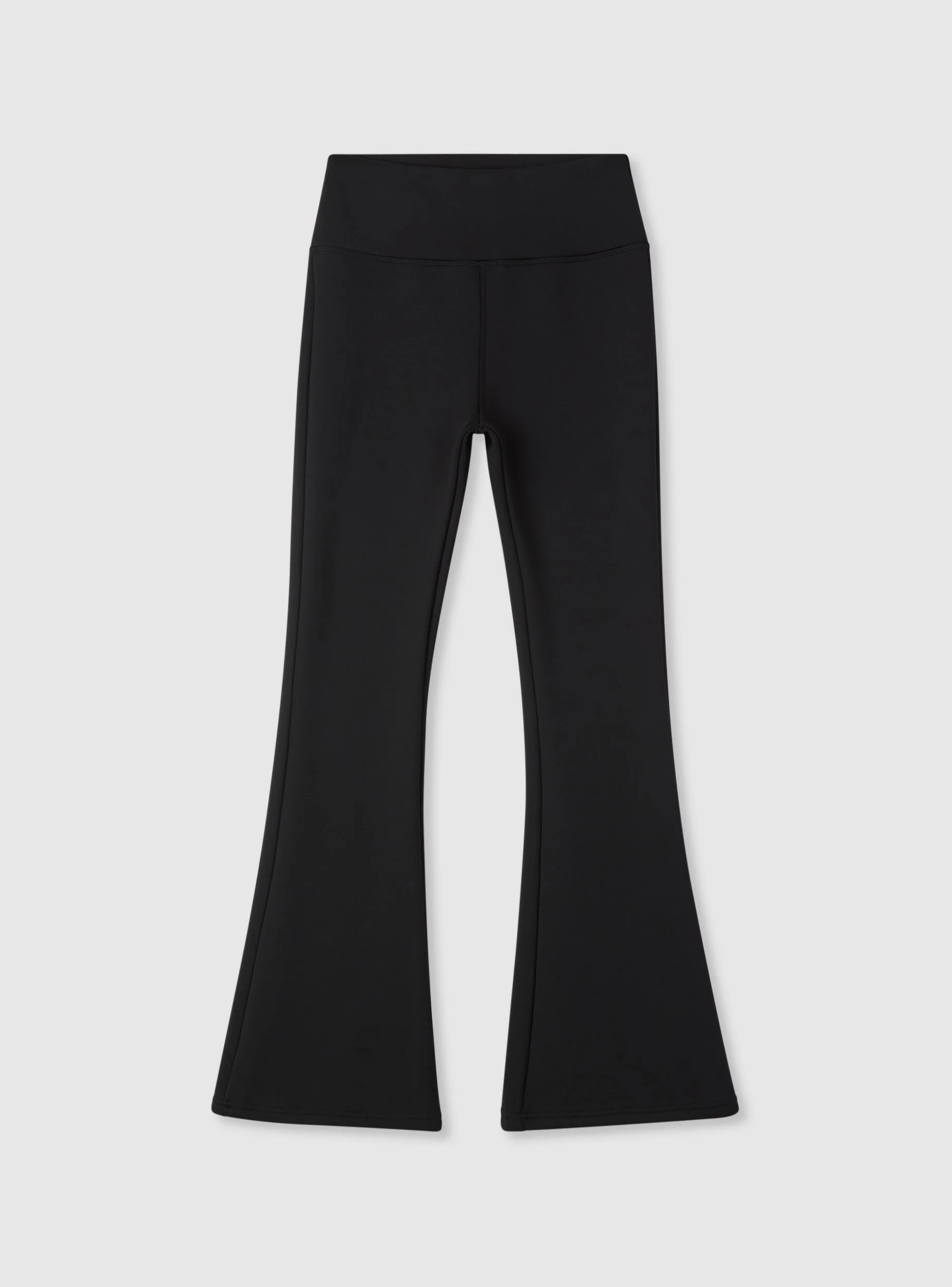 Pantaloni svasati a tinta unita