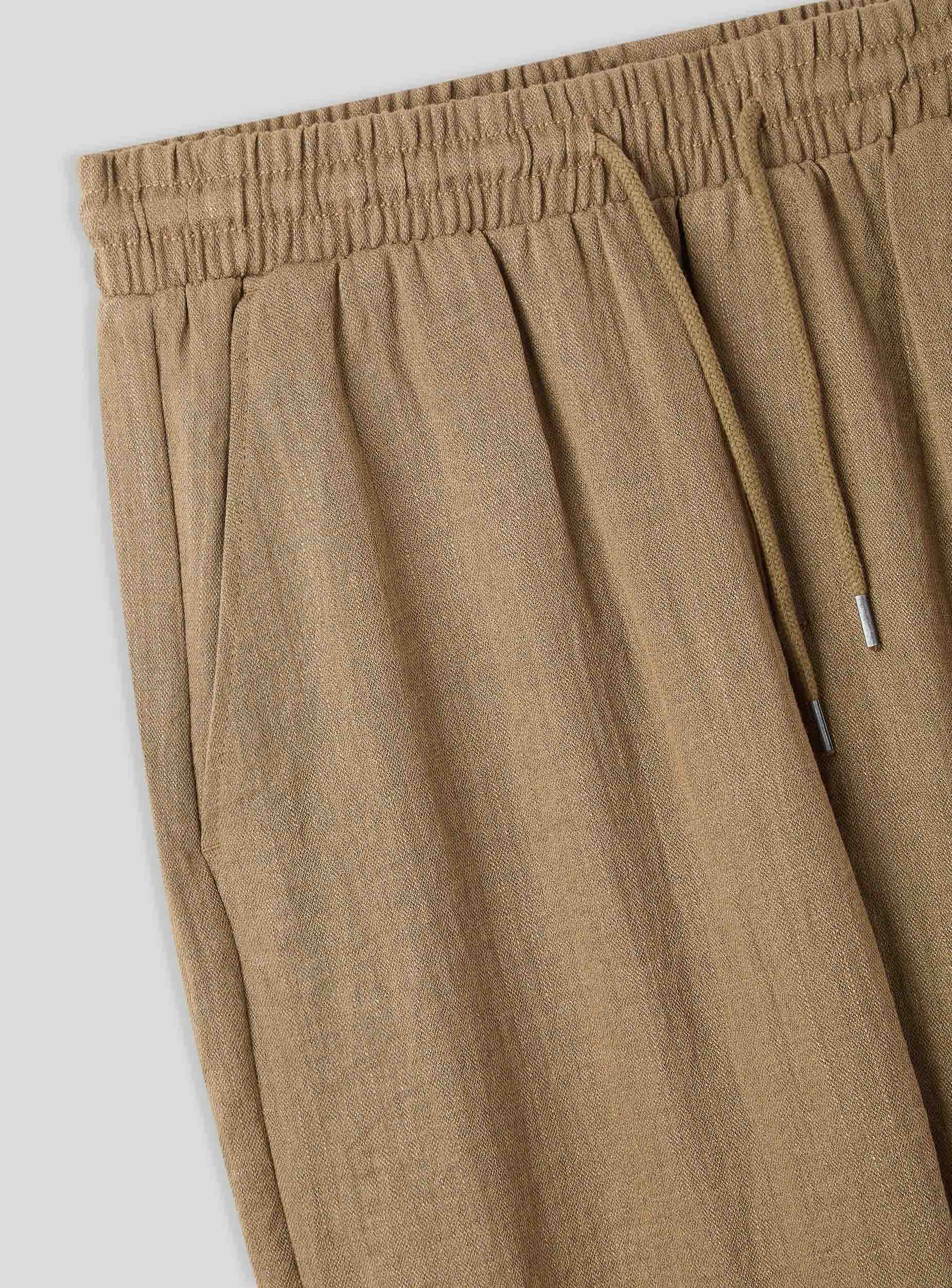 Pantaloni tessuto goffrato con elastico - Image 6