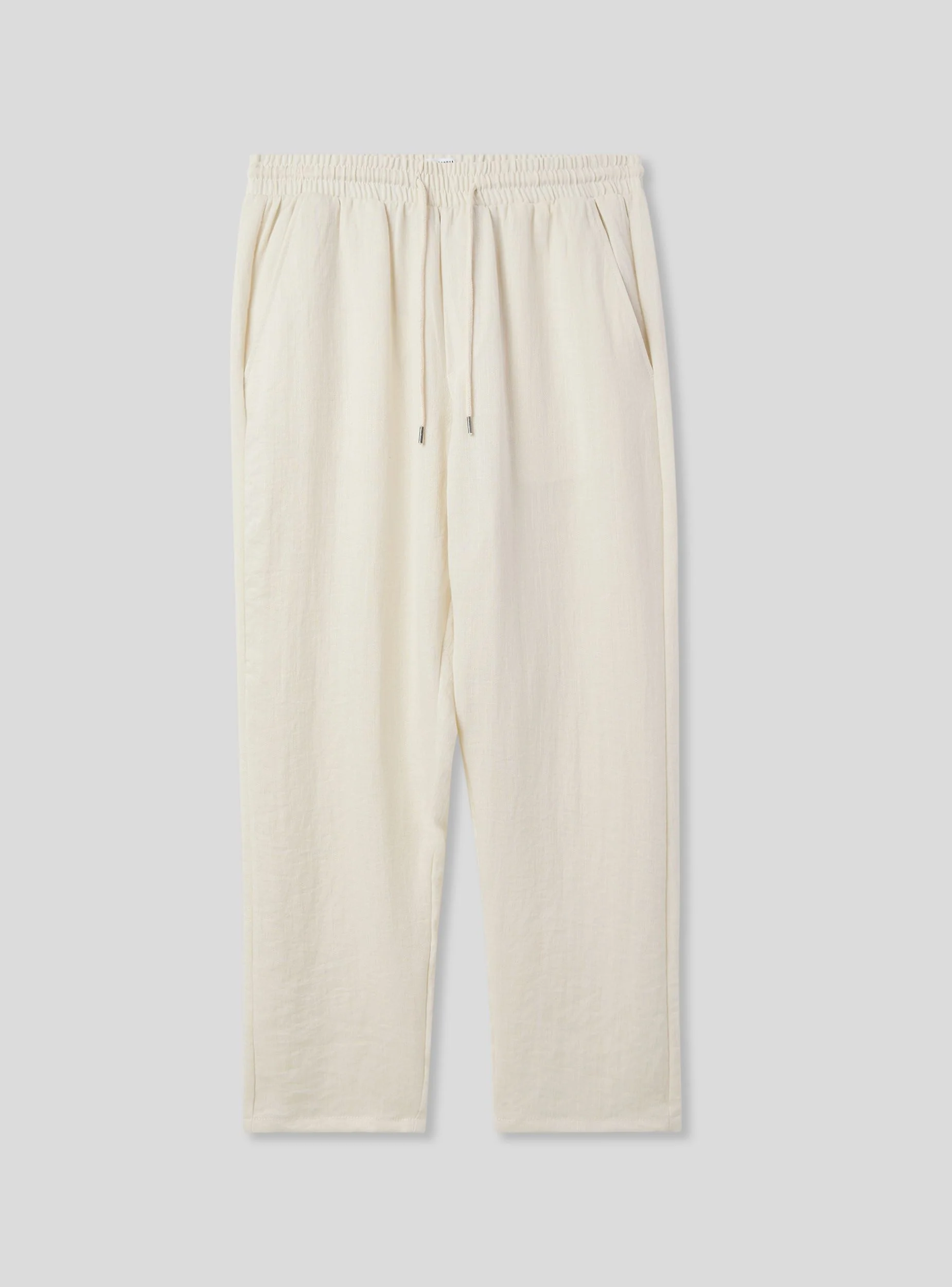 Pantaloni tessuto goffrato con elastico - Image 3