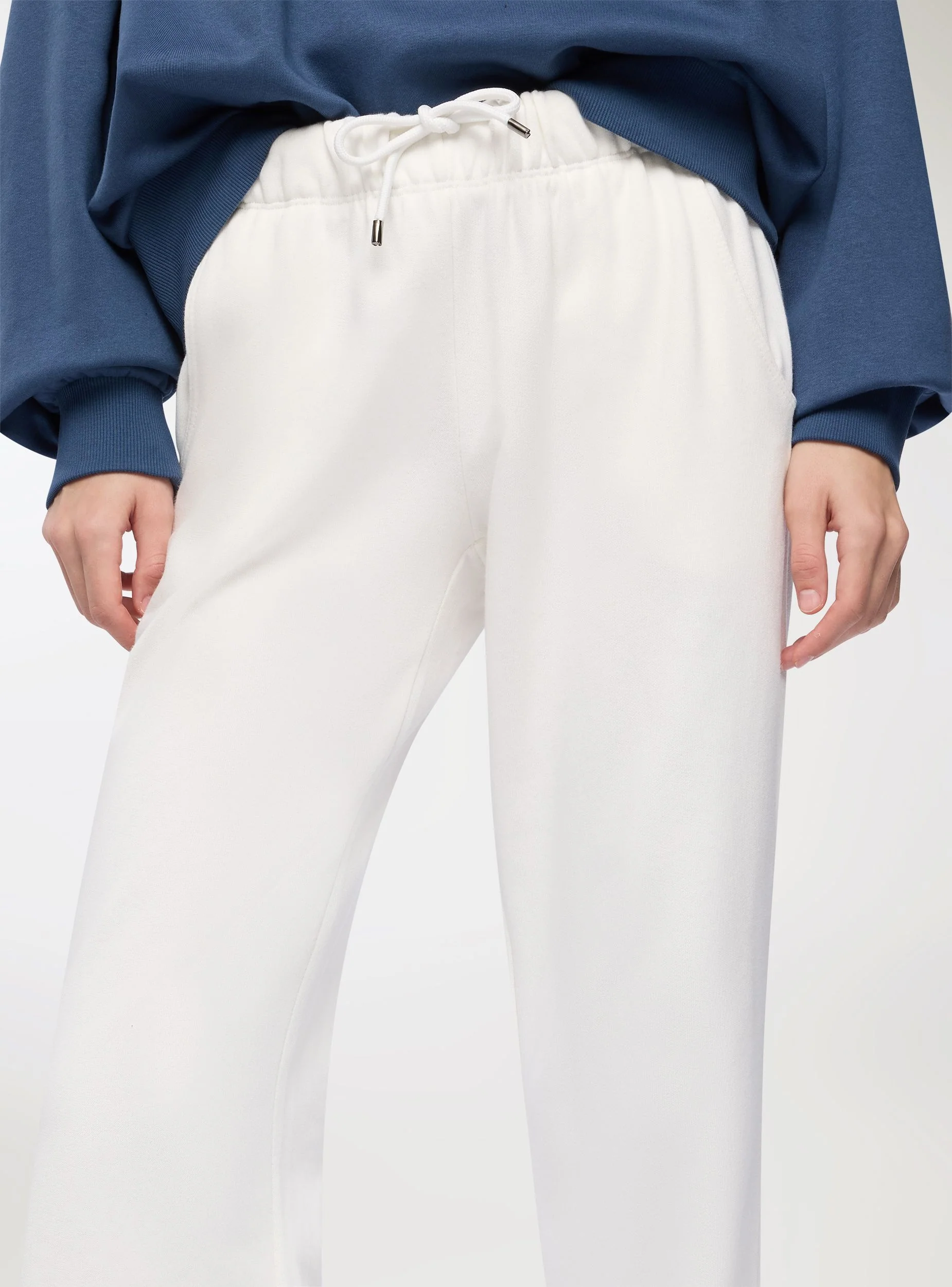 Pantaloni tuta a zampa vita bassa - Image 3