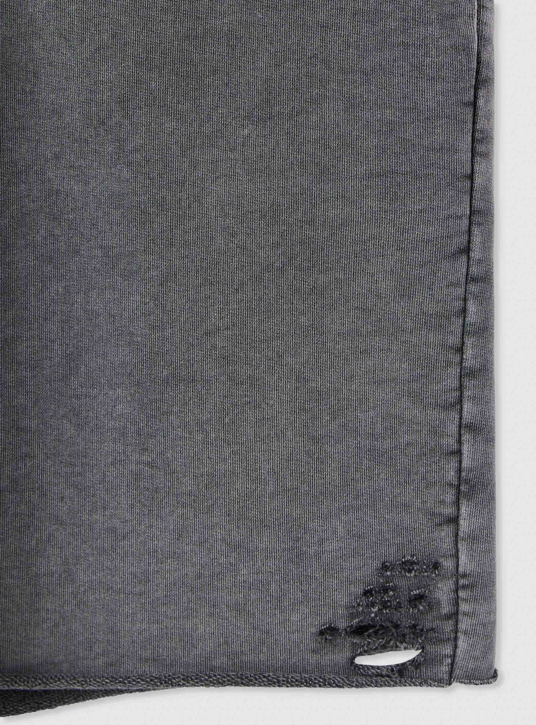 Pantaloni tuta baggy con strappi e coulisse - Image 4