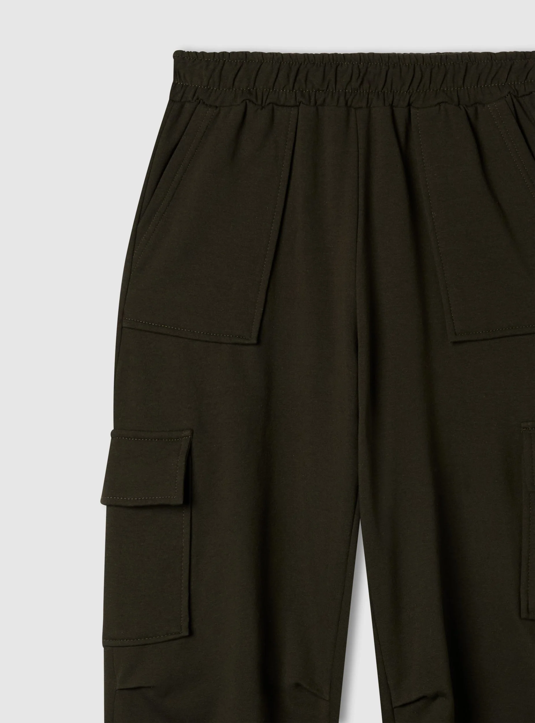 Pantaloni tuta cargo tinta unita - Image 6