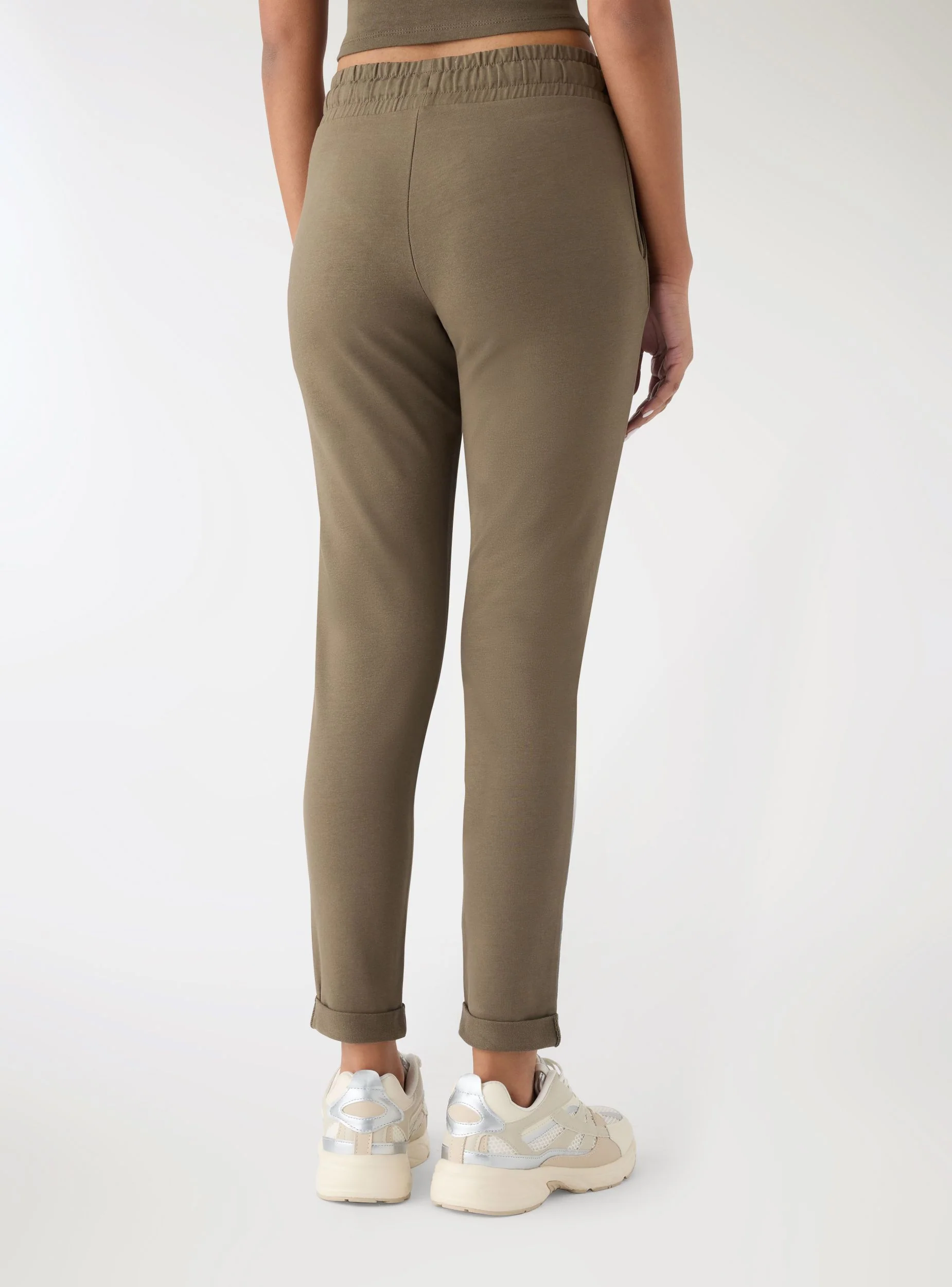 Pantaloni tuta chino a tinta unita - Image 2