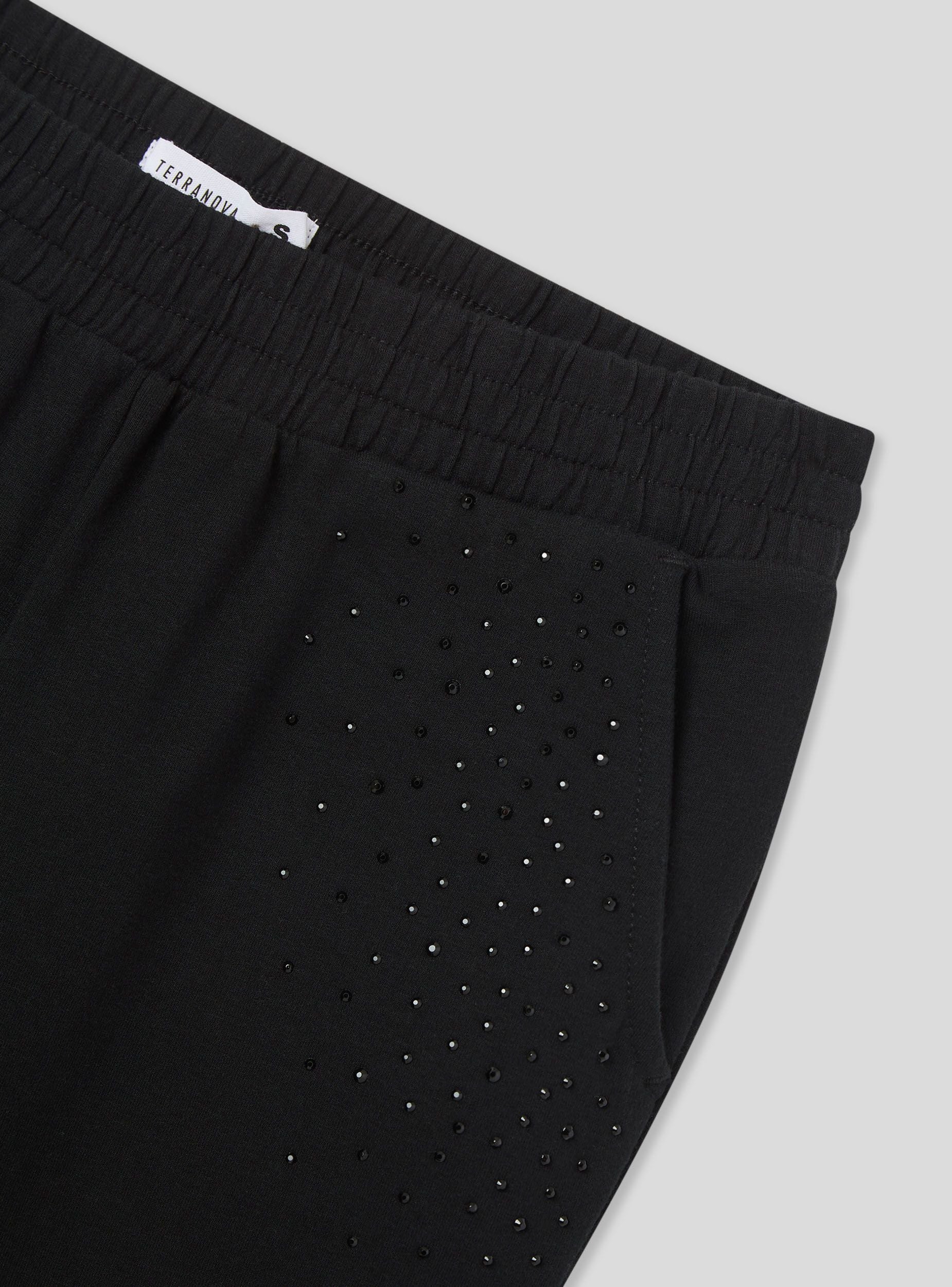 Pantaloni tuta chino skinny con strass - Image 6