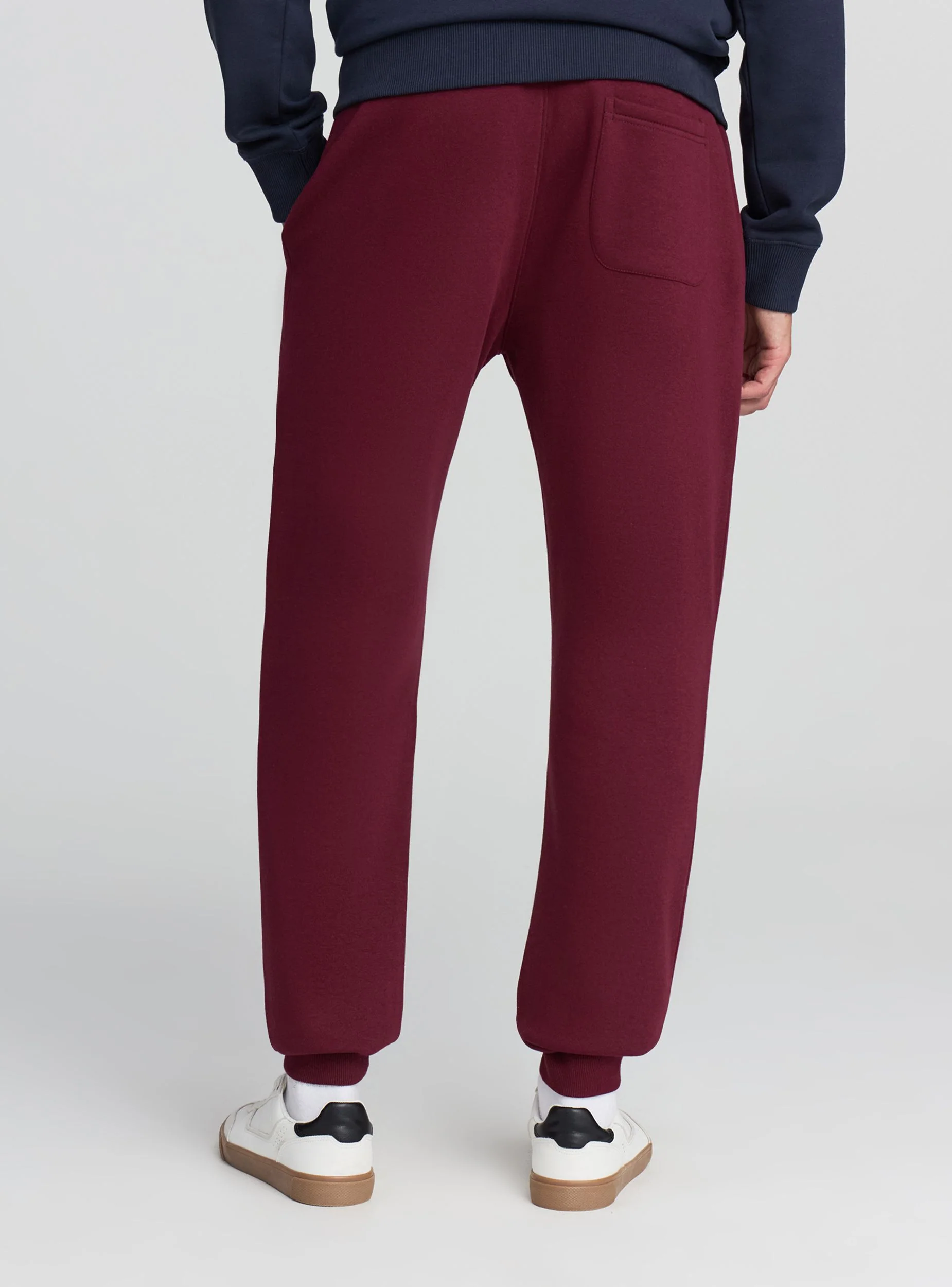 Pantaloni tuta con coulisse tinta unita - Image 3