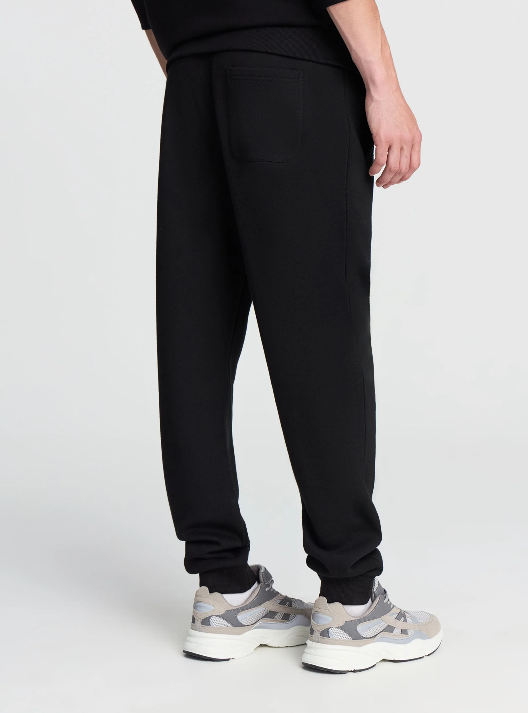 Pantaloni tuta con coulisse tinta unita - Image 2
