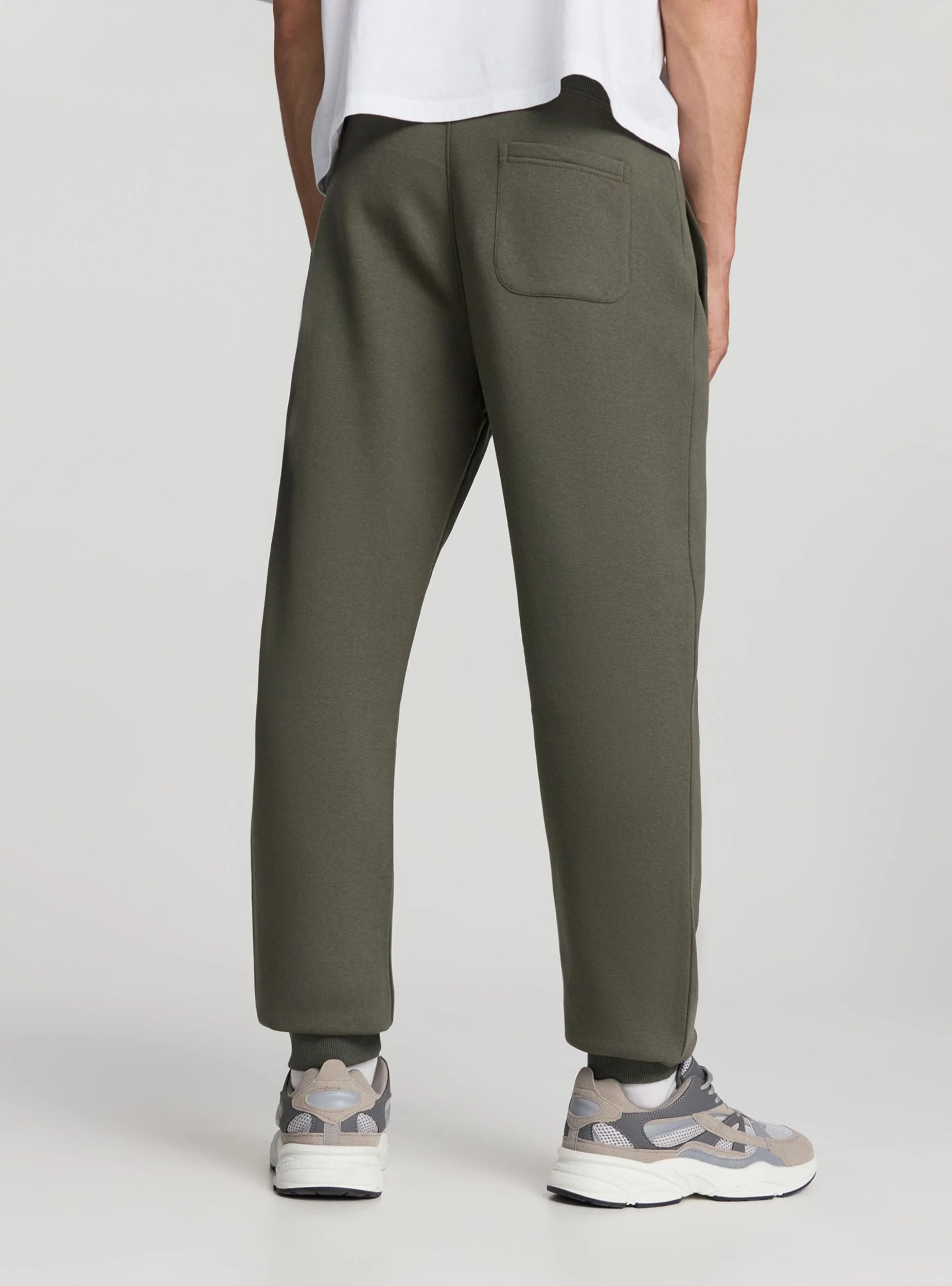 Pantaloni tuta con coulisse tinta unita - Image 3