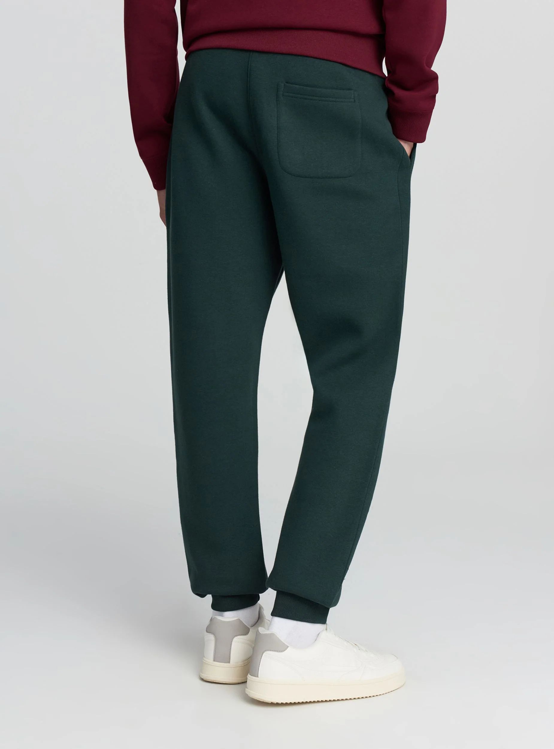 Pantaloni tuta con coulisse tinta unita