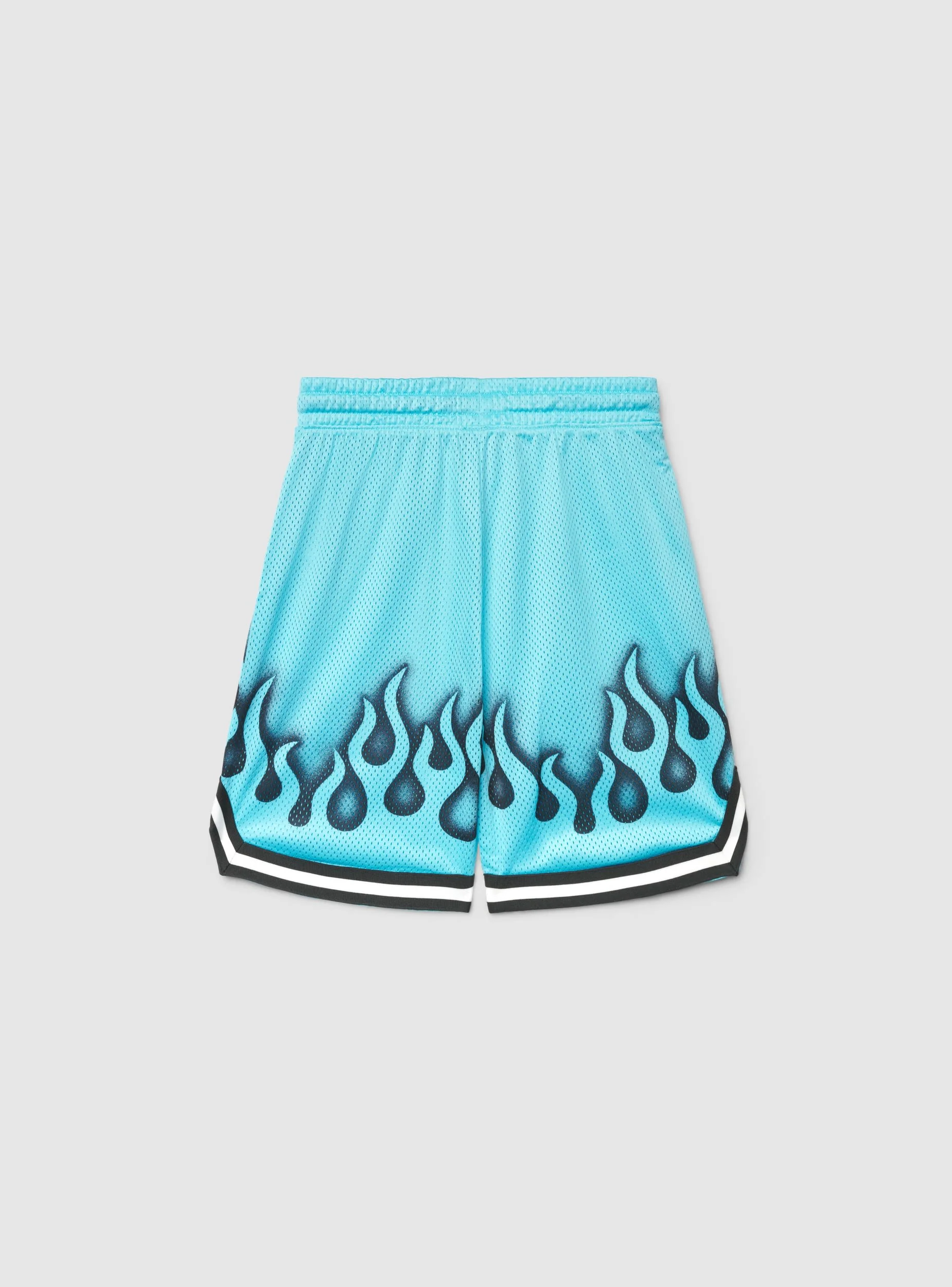 Pantaloni tuta con stampa fiamme e scritta gotica - Image 5