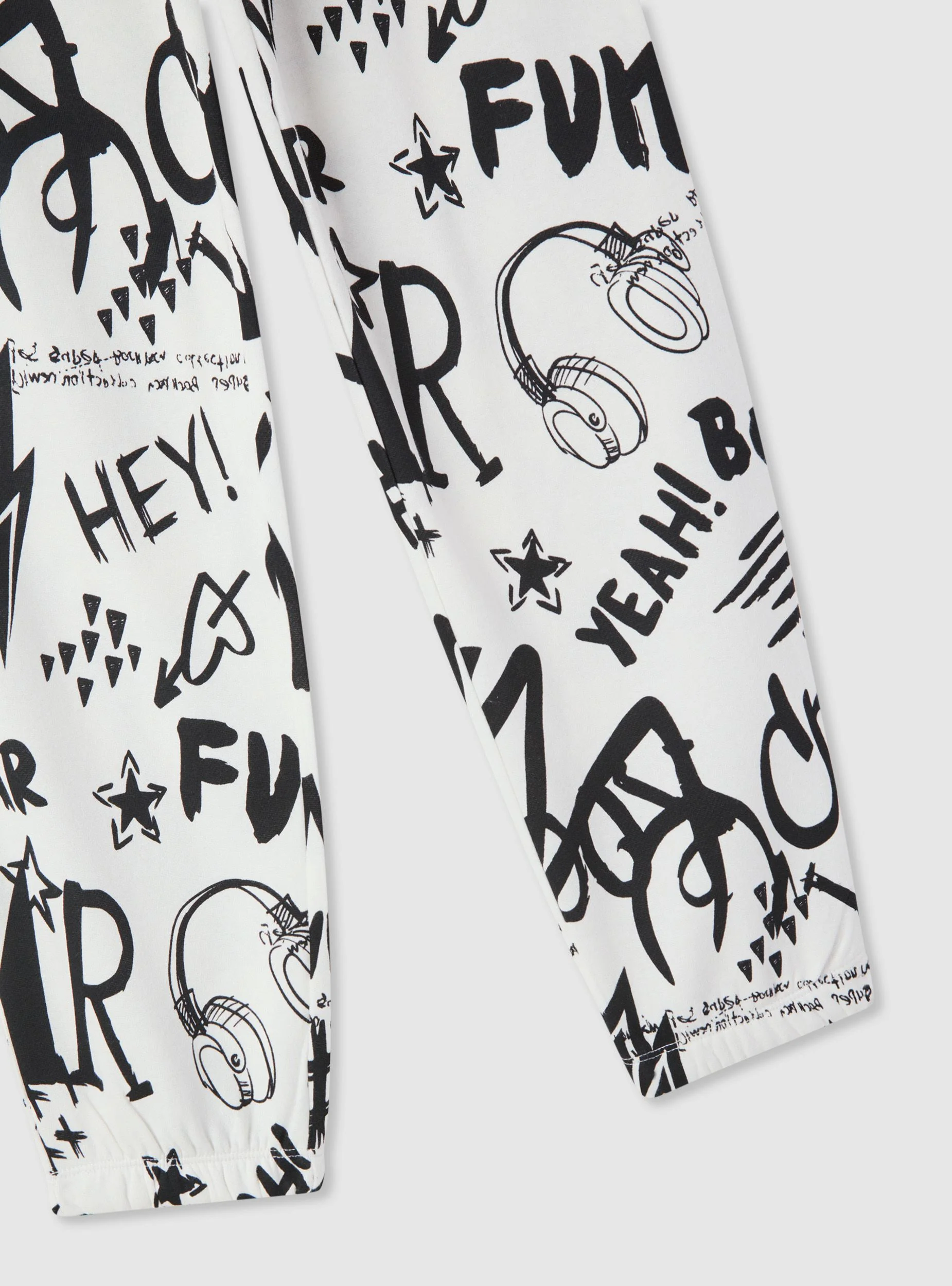 Pantaloni tuta con stampa graffiti - Image 5