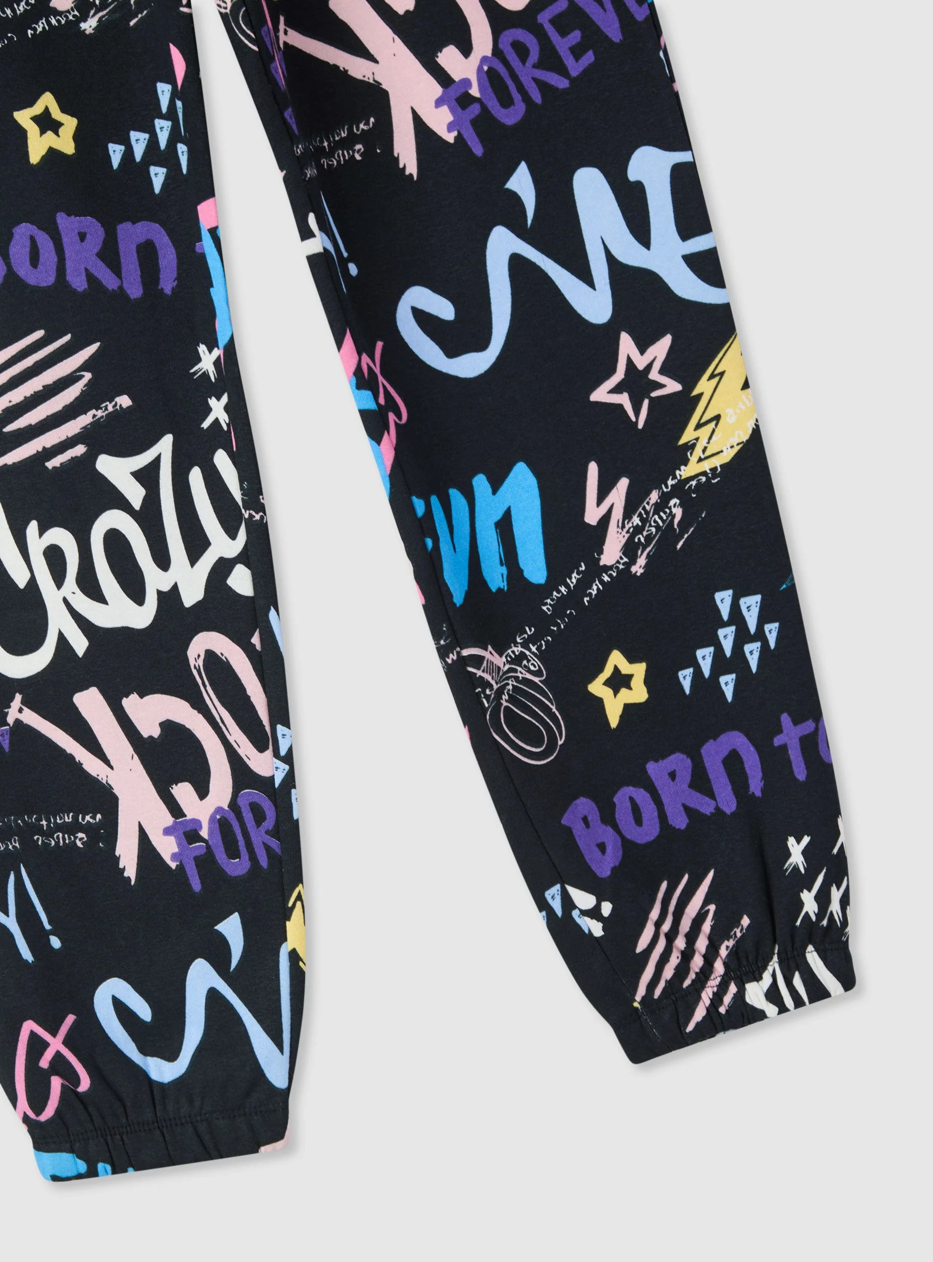 Pantaloni tuta con stampa graffiti - Image 4