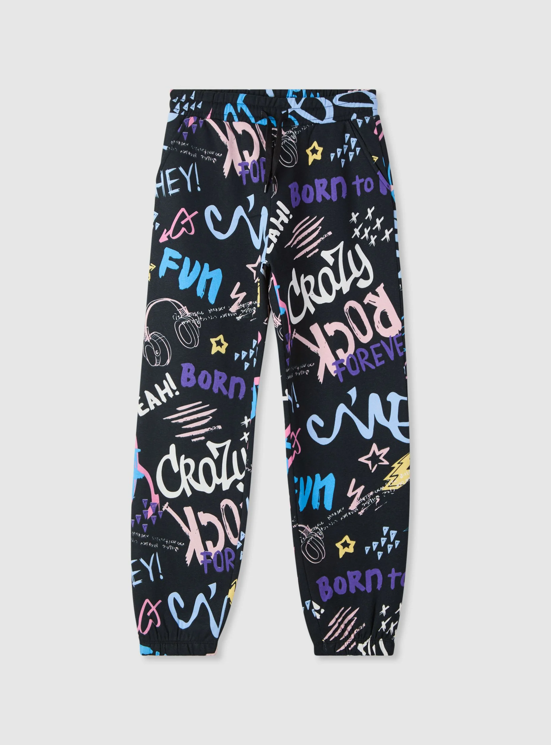 Pantaloni tuta con stampa graffiti - Image 5