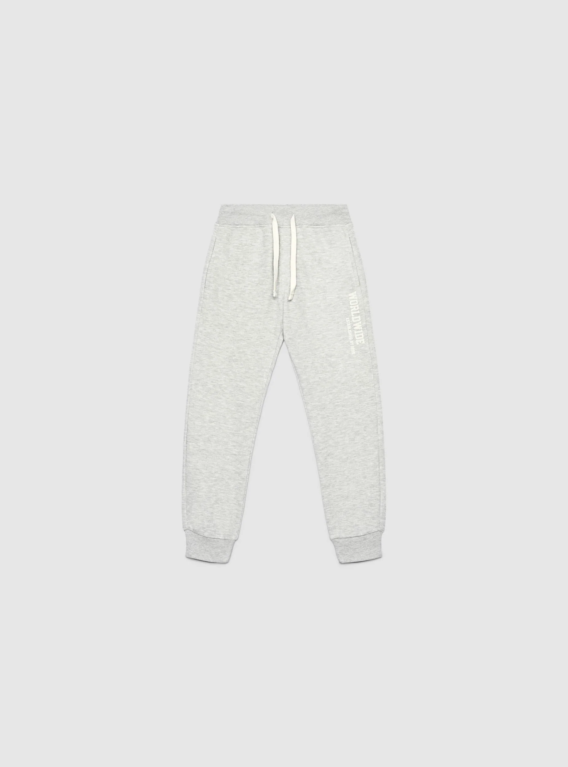 Pantaloni tuta con stampa laterale