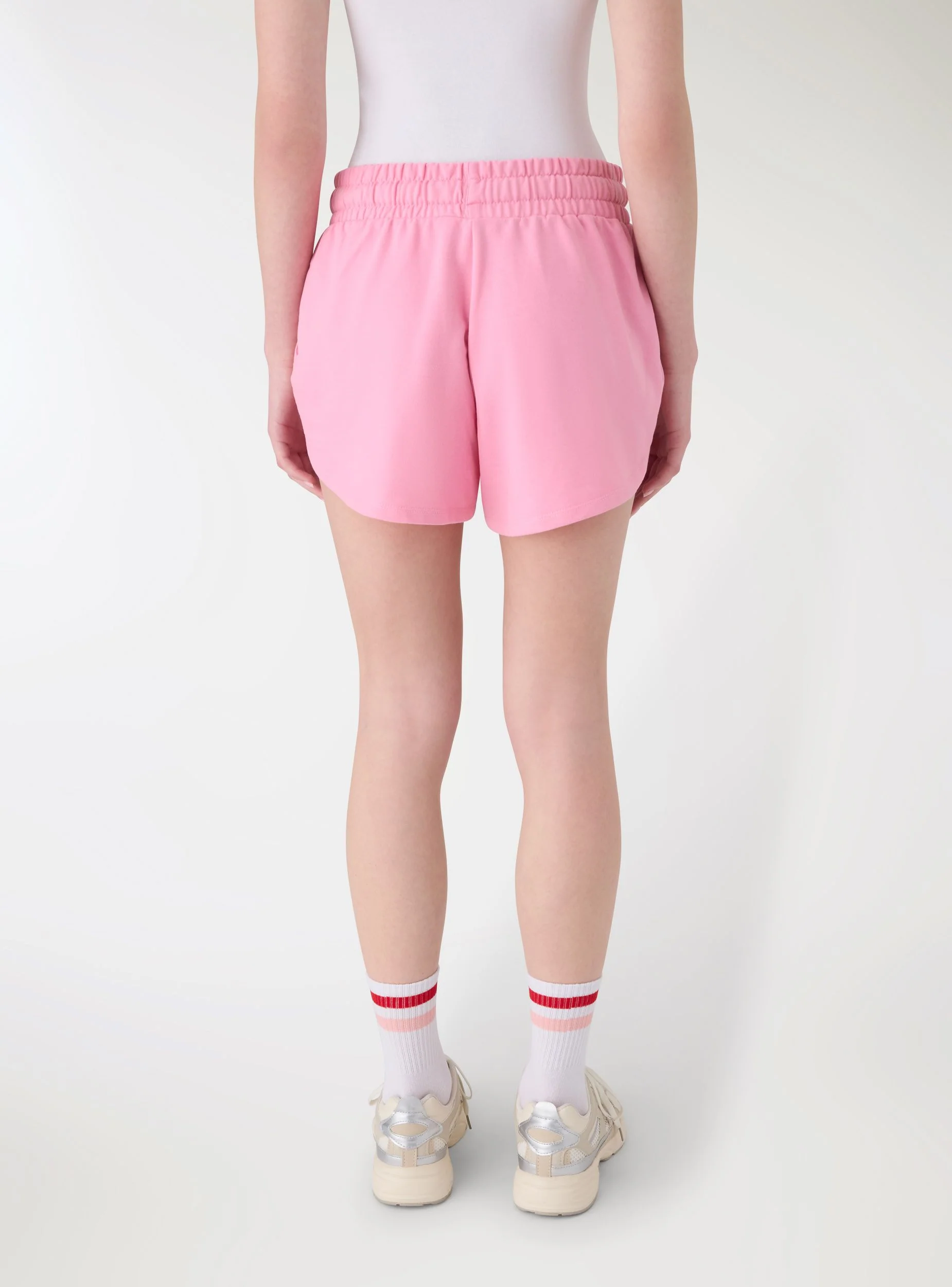 Pantaloni tuta corti con coulisse - Image 4