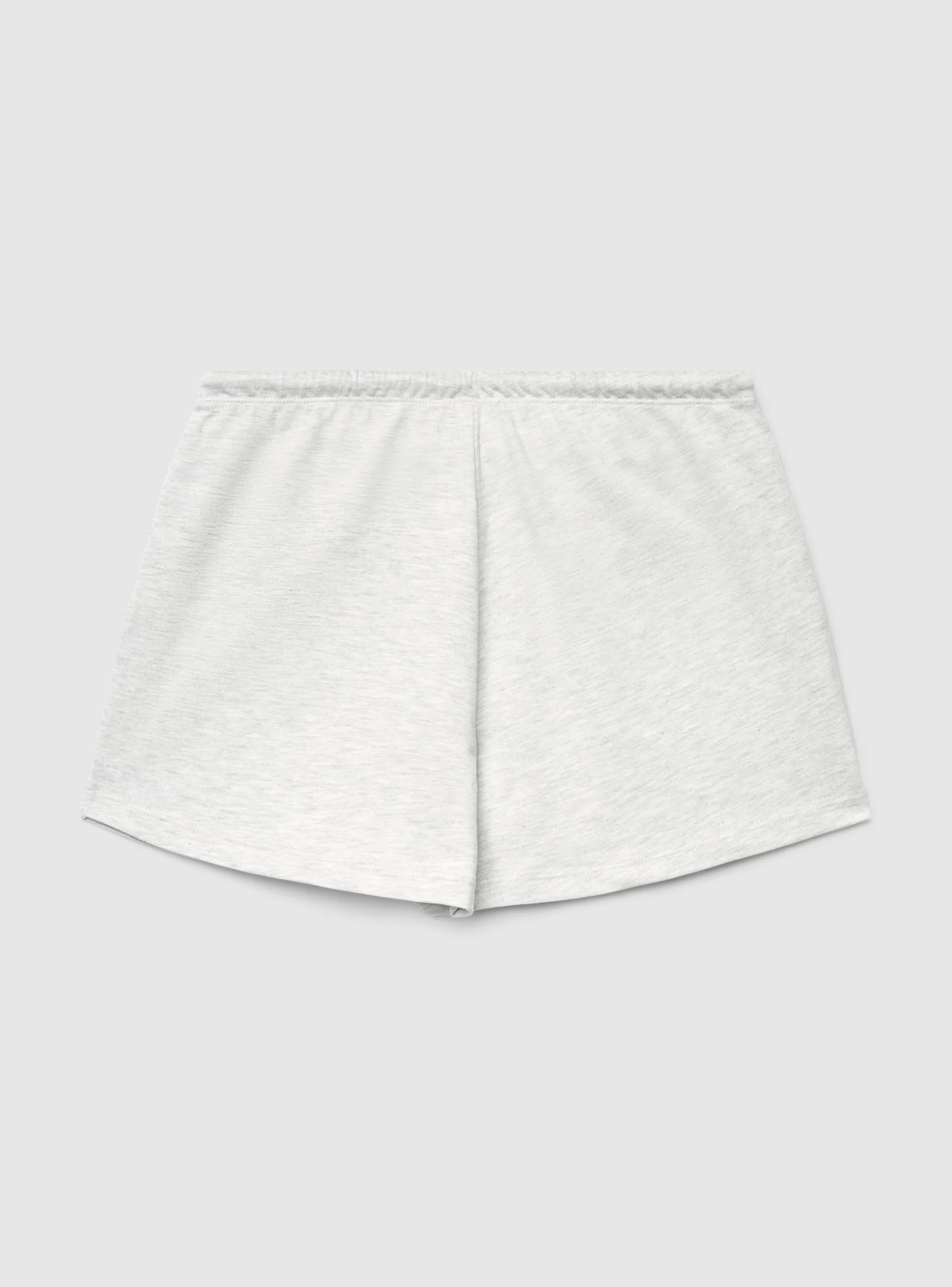 Pantaloni tuta corti con ricamo college - Image 6