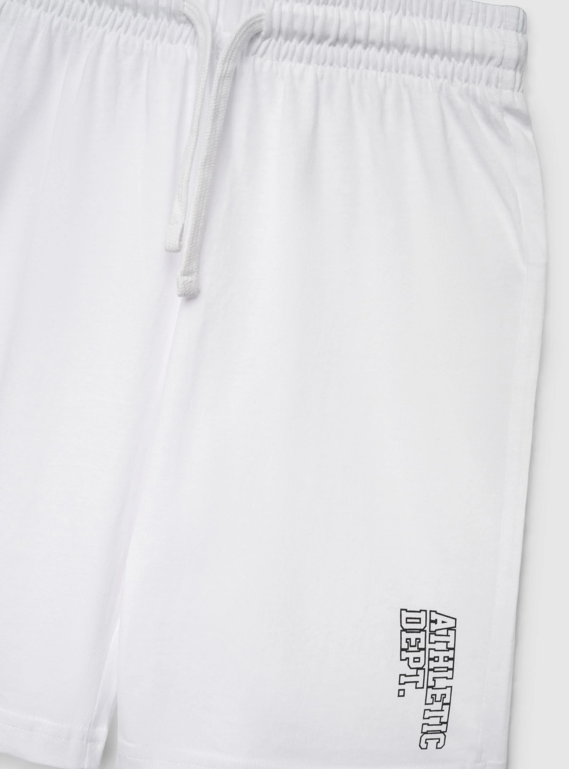 Pantaloni tuta corti con stampa lettering - Image 6