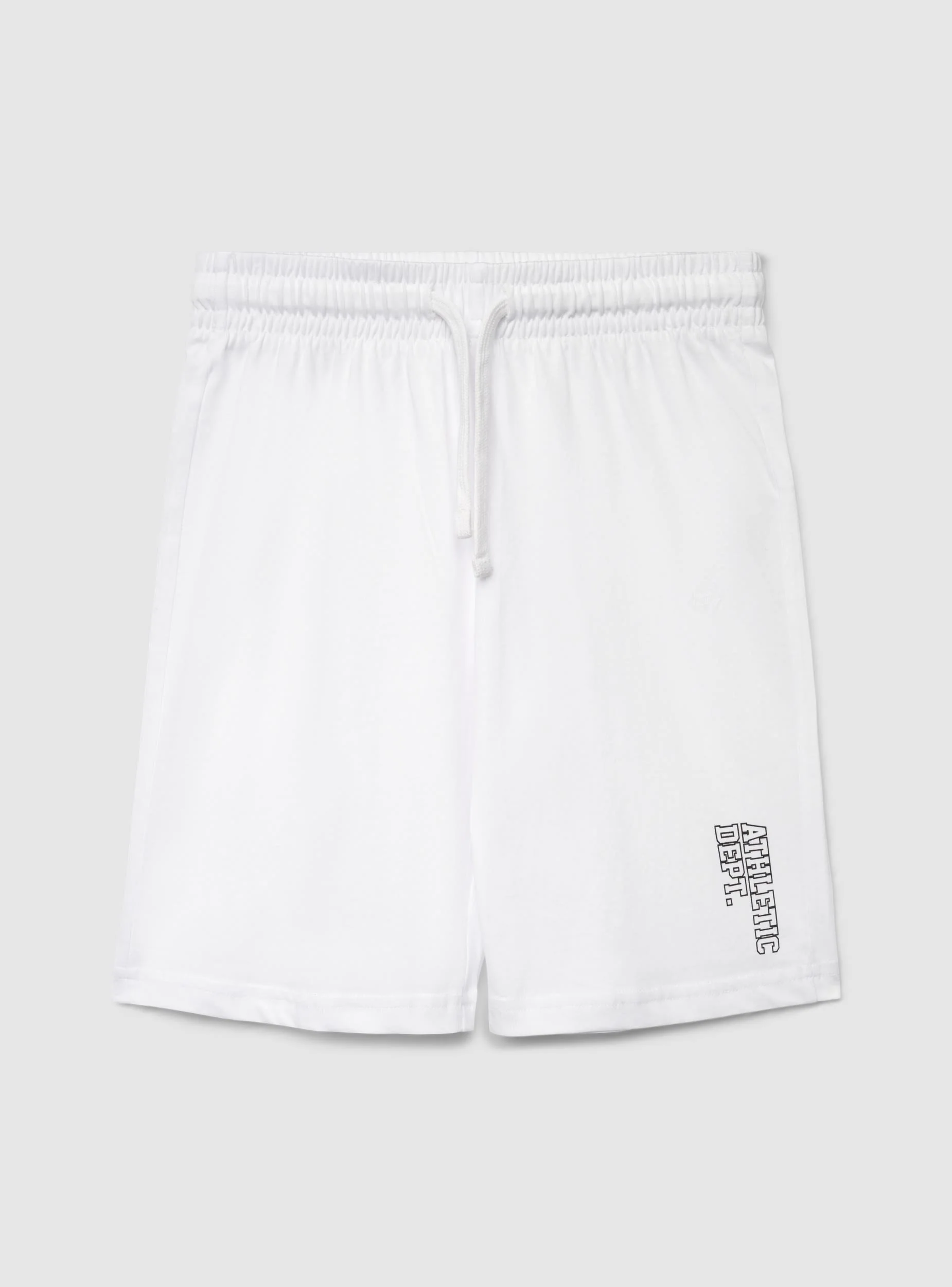 Pantaloni tuta corti con stampa lettering - Image 7