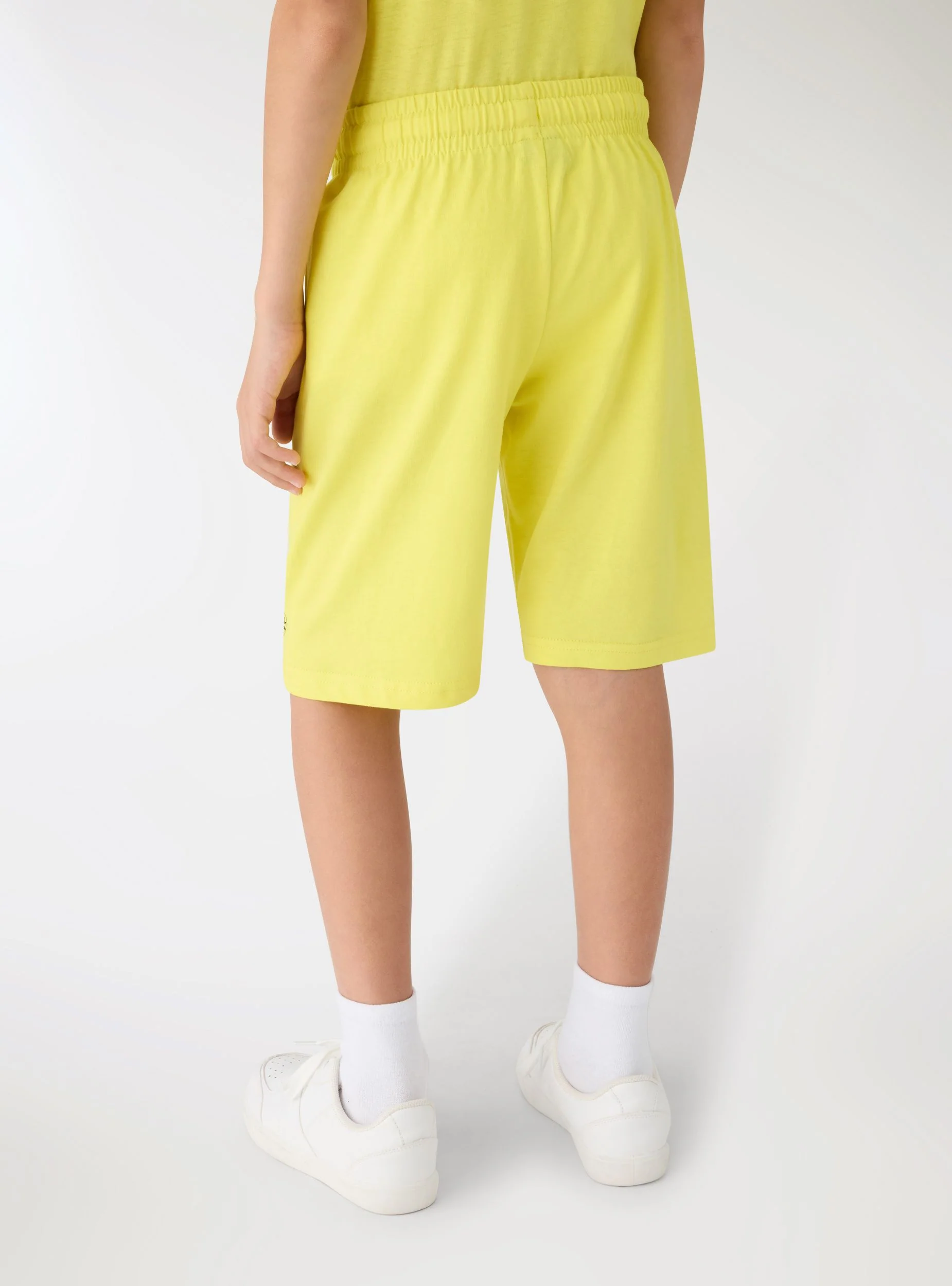 Pantaloni tuta corti con stampa lettering - Image 2