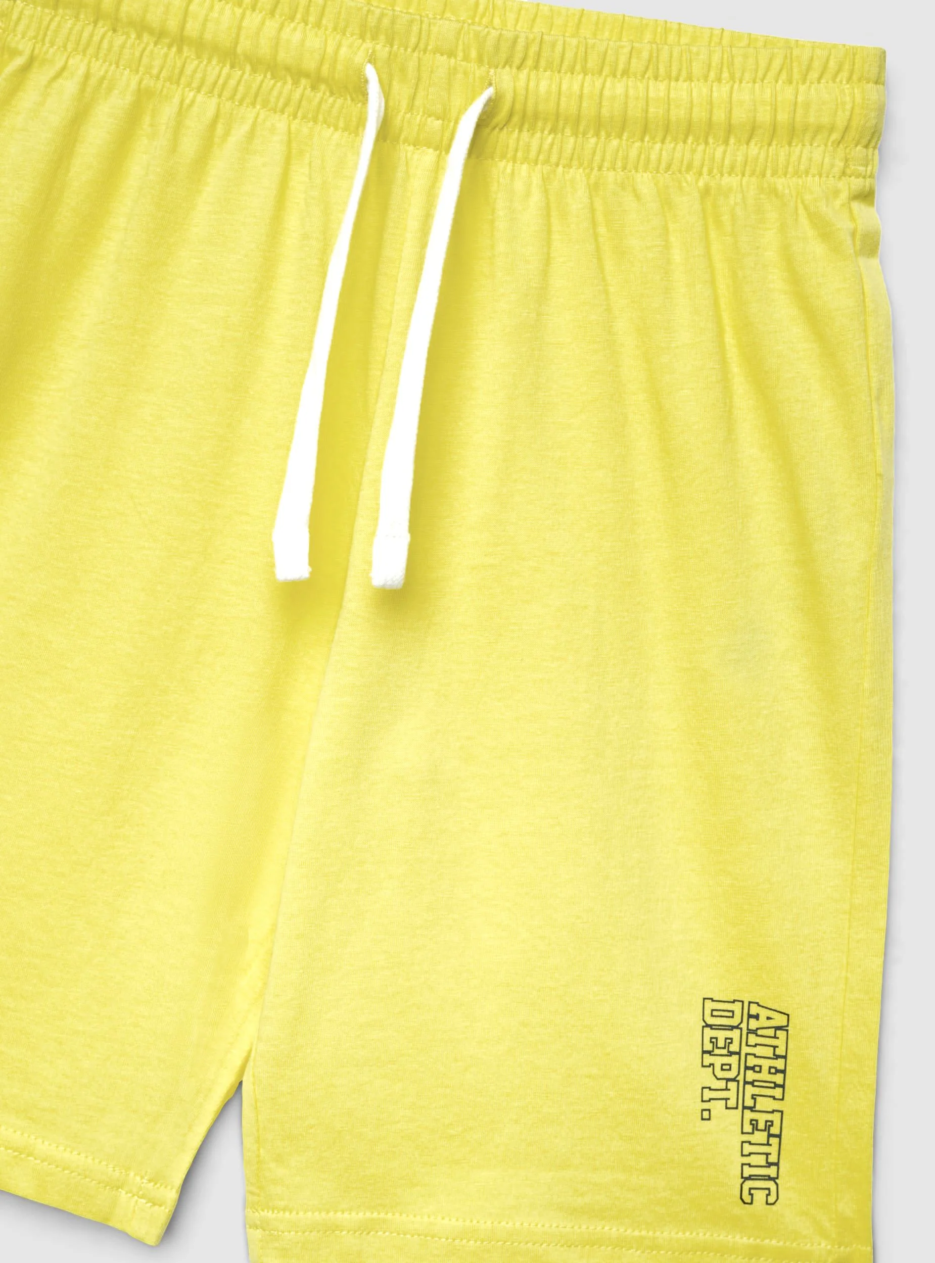 Pantaloni tuta corti con stampa lettering - Image 6