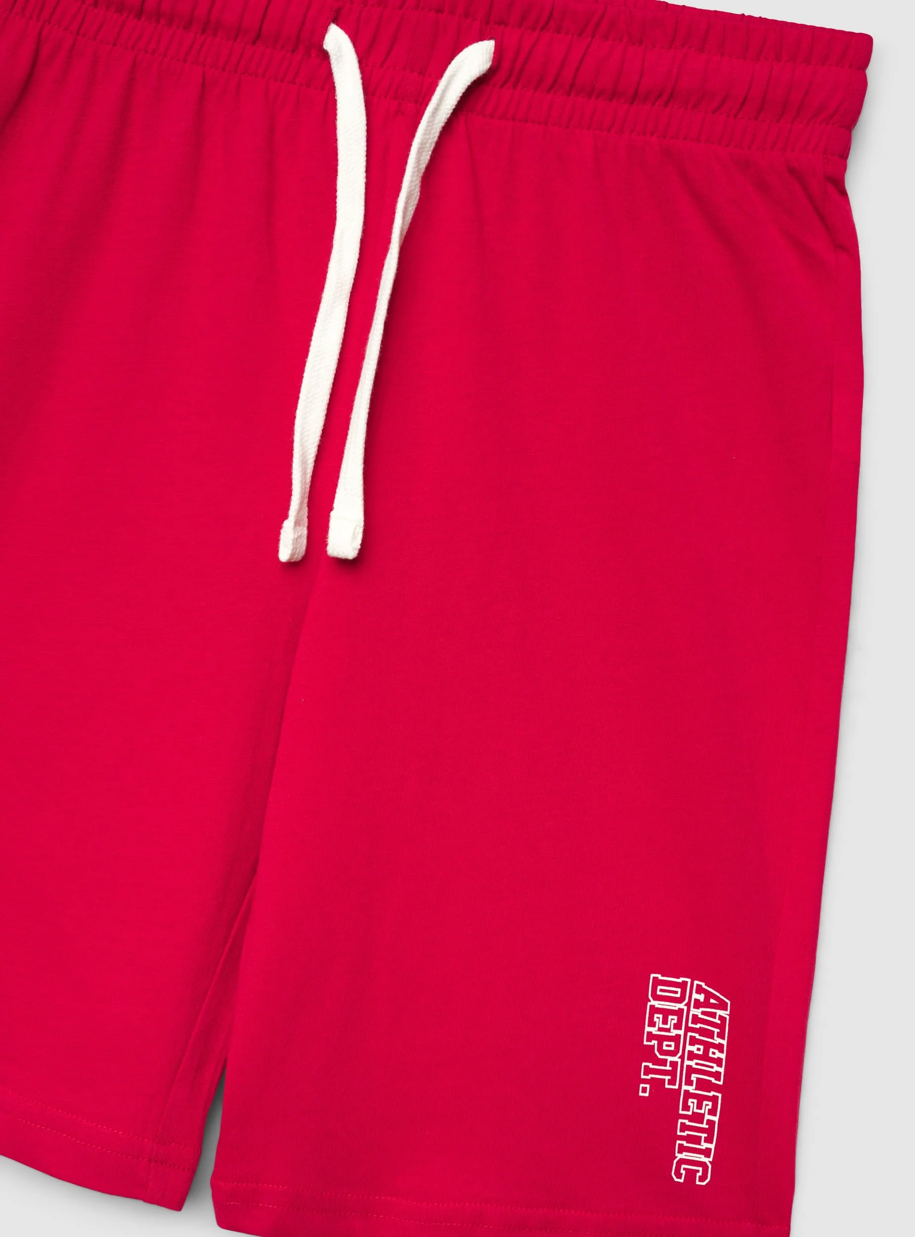 Pantaloni tuta corti con stampa lettering - Image 5