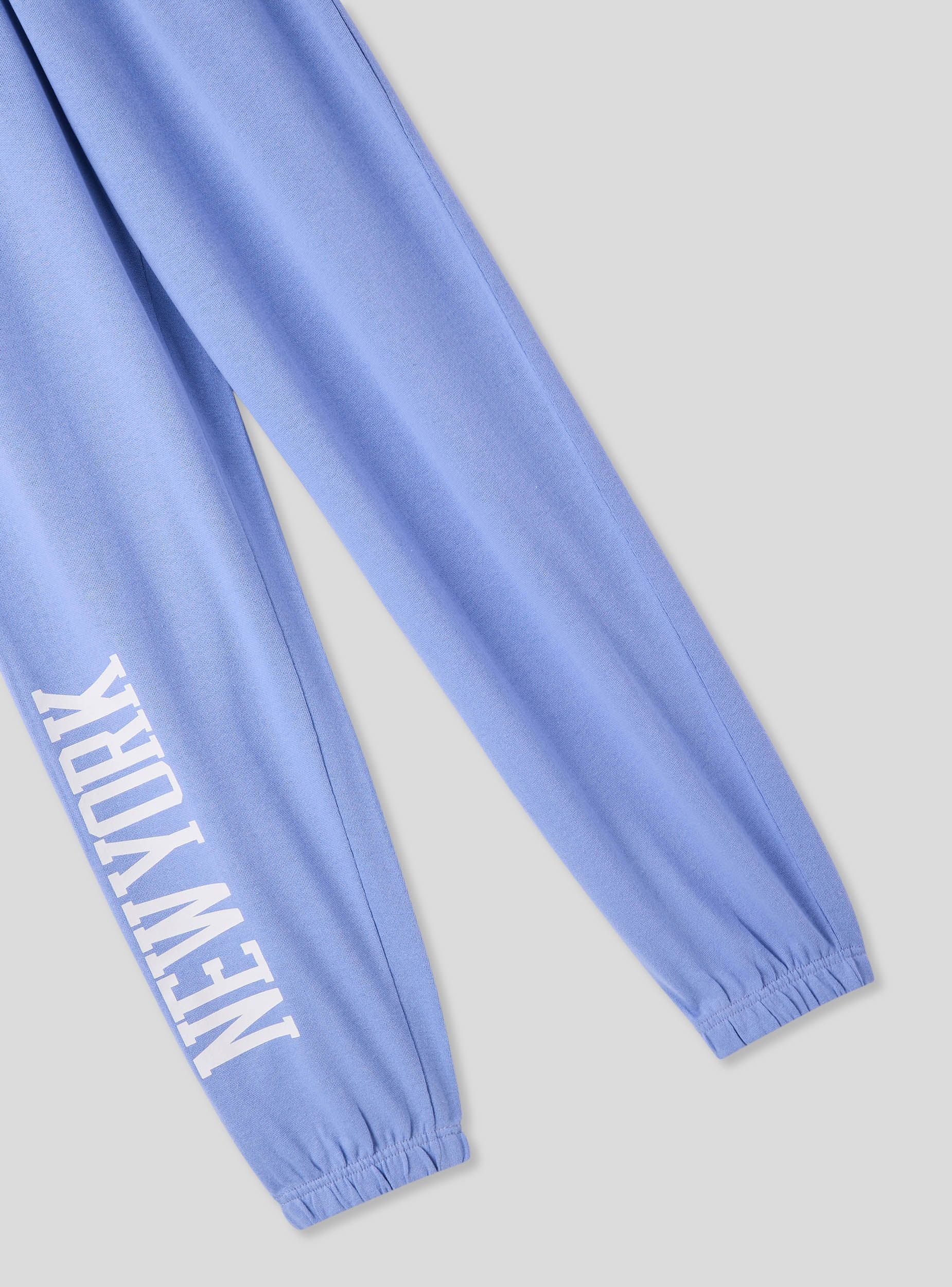 Pantaloni tuta leggeri a vita alta con scritta - Image 4