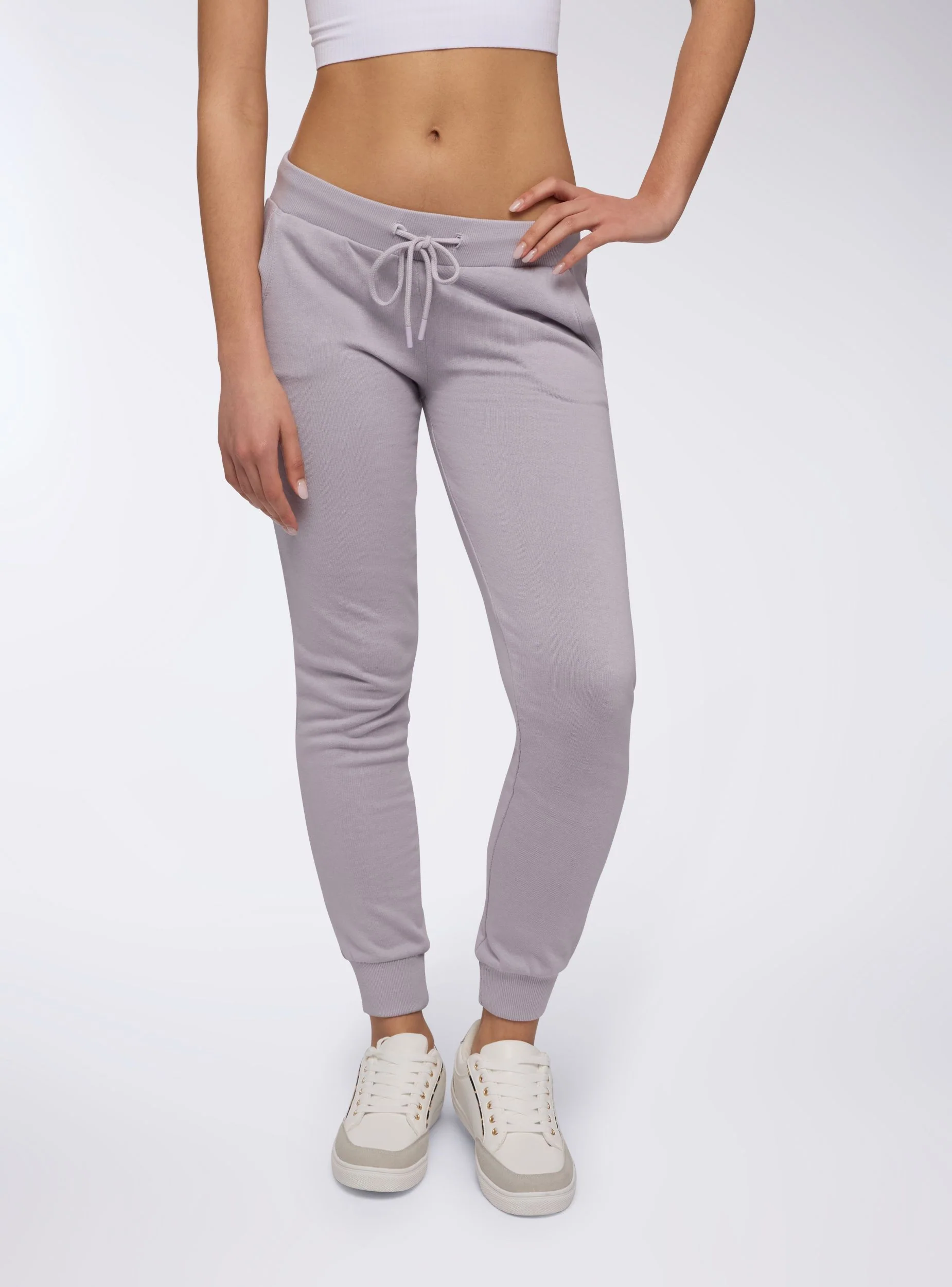 Pantaloni tuta leggeri con polsini e coulisse - Image 4