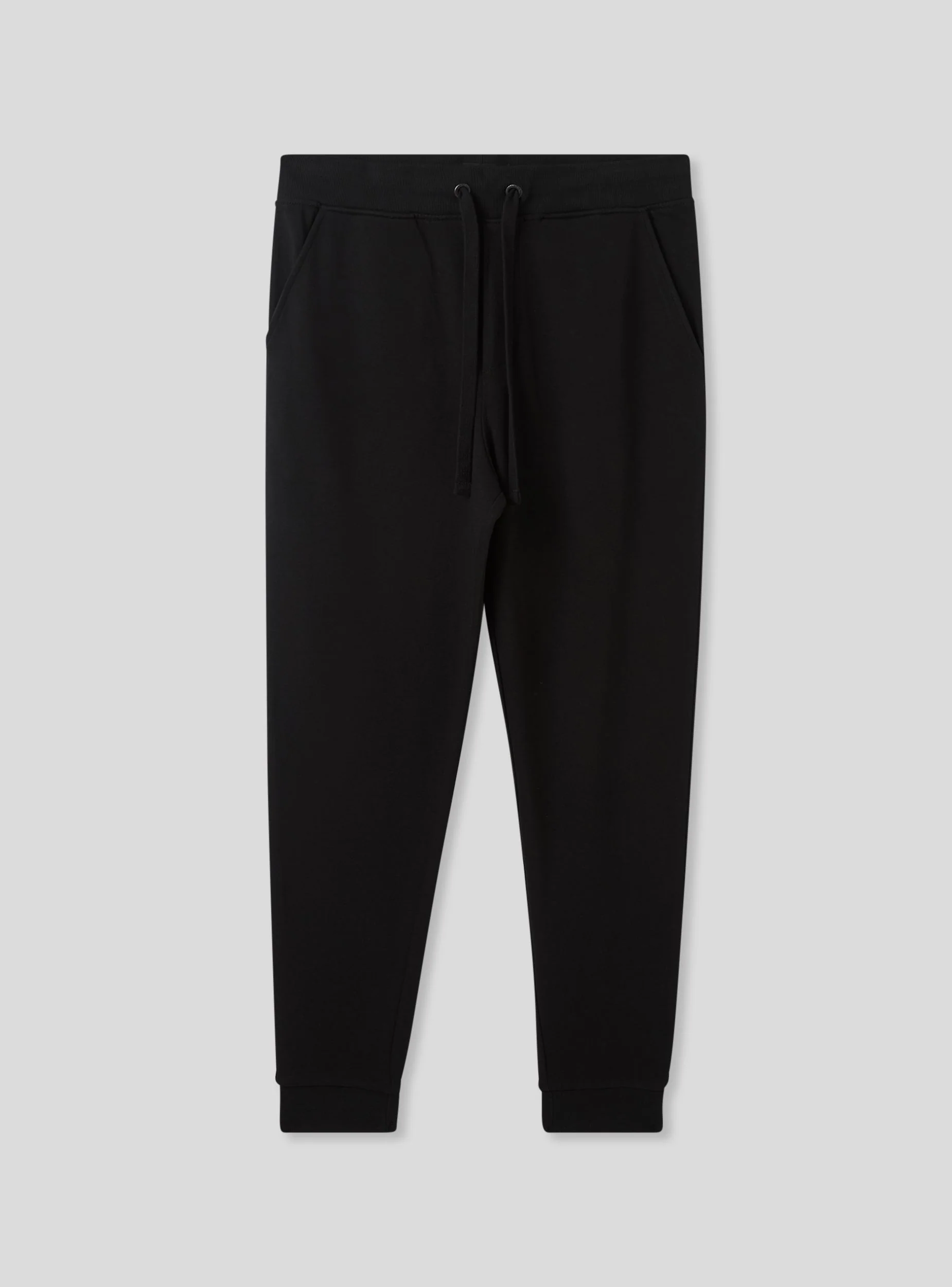 Pantaloni tuta leggeri in cotone con coulisse e tasche - Image 6