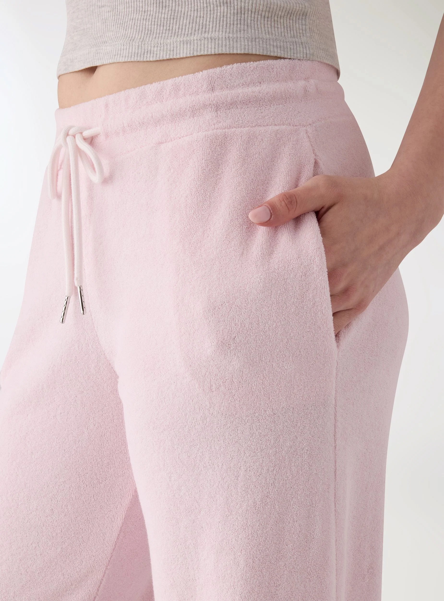 Pantaloni tuta maxi con coulisse - Image 4