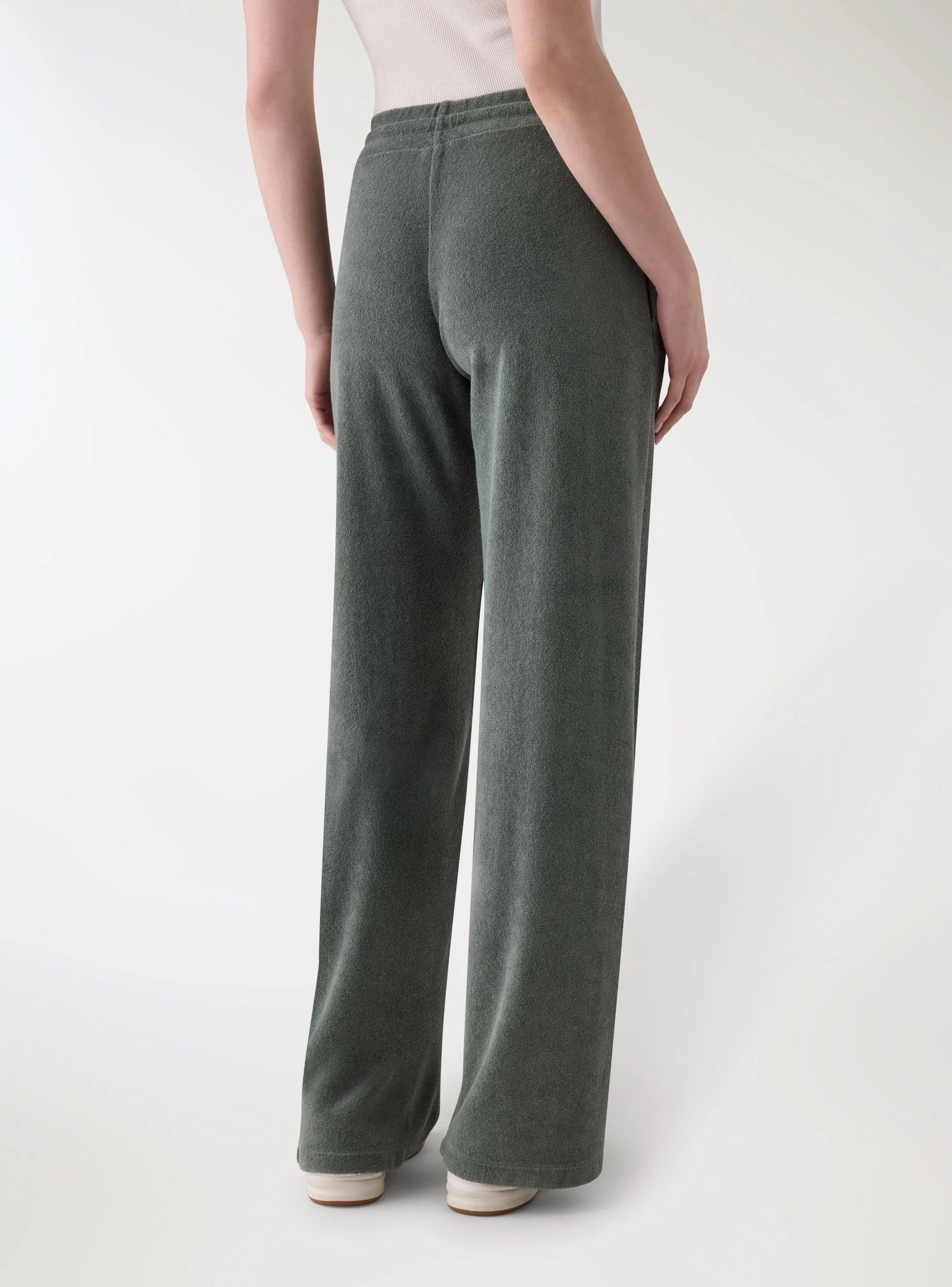 Pantaloni tuta maxi con coulisse - Image 2
