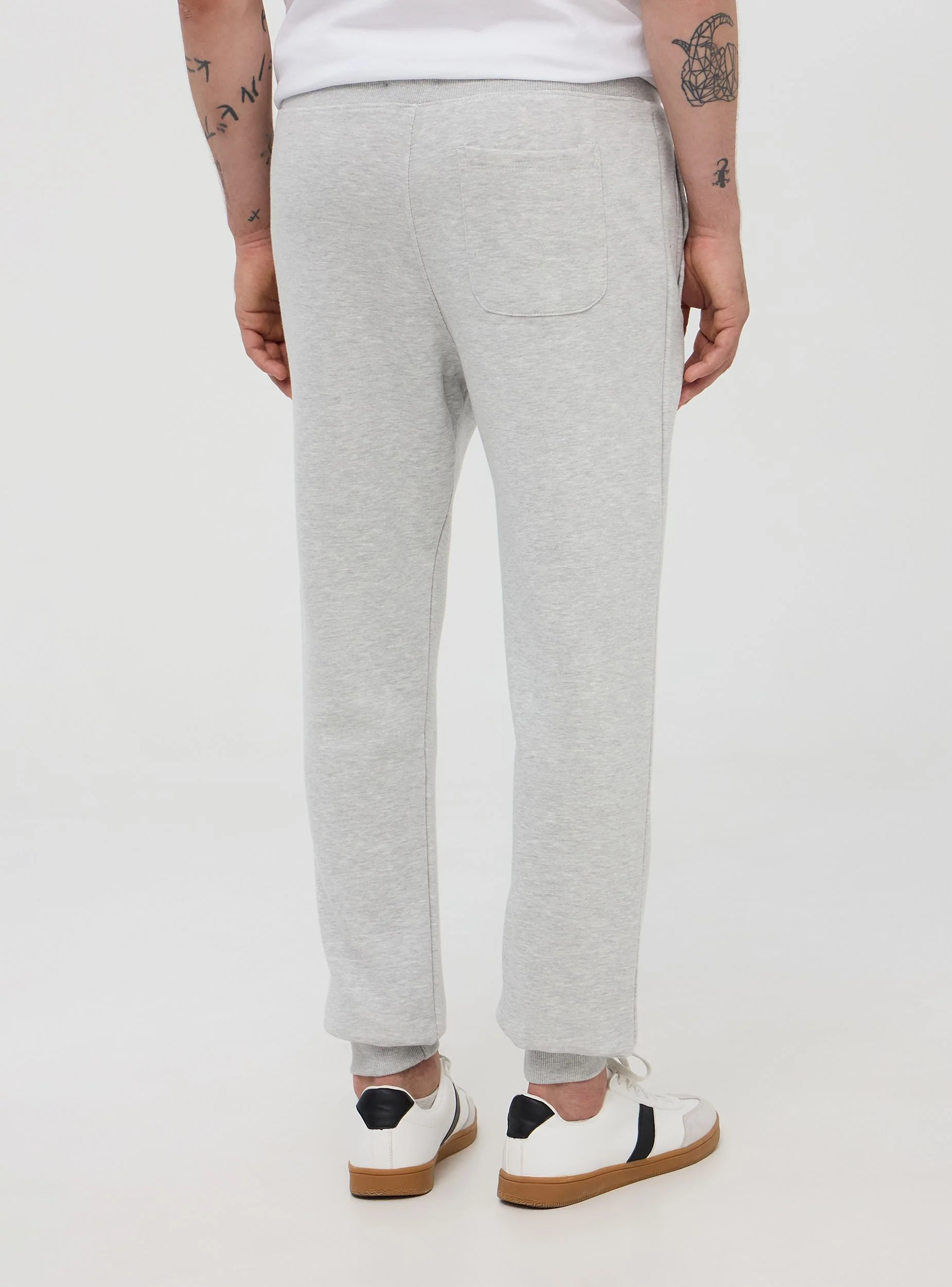 Pantaloni tuta pesanti con coulisse e polsini - Image 2