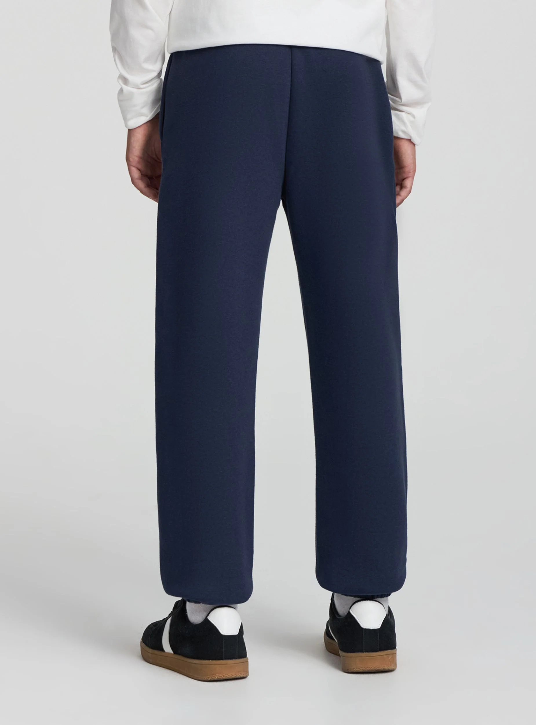 Pantaloni tuta pesanti con elastico - Image 3