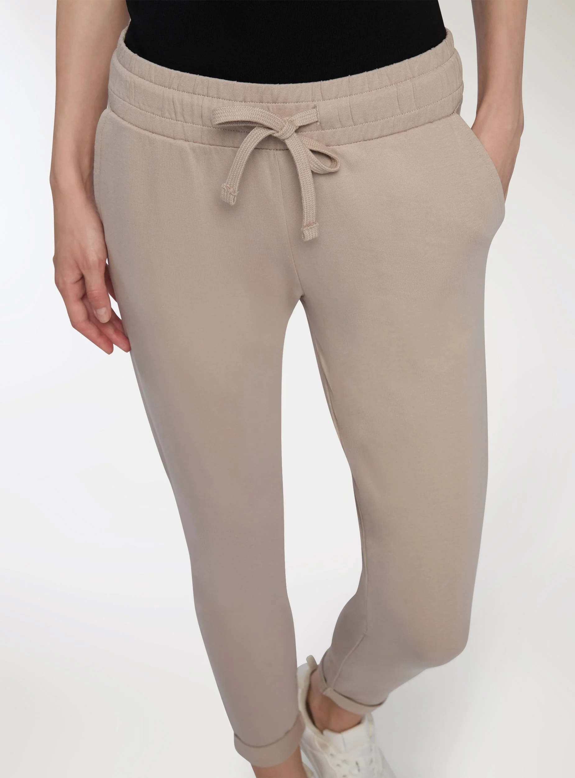 Pantaloni tuta skinny con coulisse